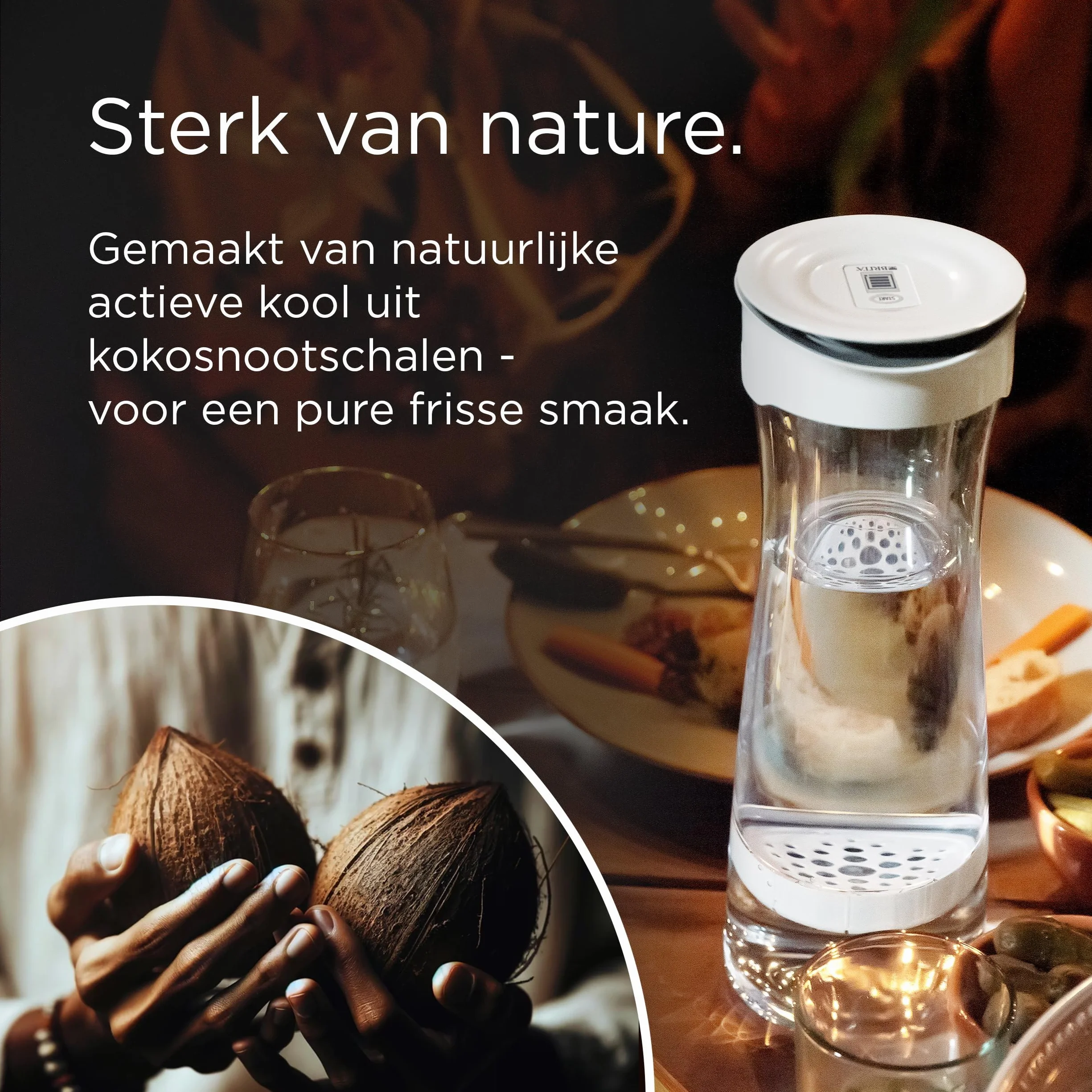 BRITA Karafka filtrująca, biała (1,3 l) z 1 filtrem MicroDisc: redukuje PFAS, chlor, mikrocząsteczki i inne zanieczyszczenia
