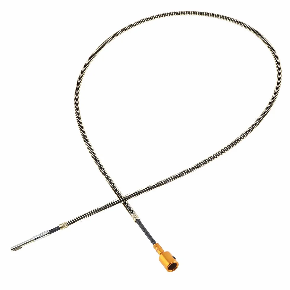 ChgImposs Elastyczne przedłużenie wiertła wału 98 cm, wielofunkcyjny rdzeń rury wewnętrznej z uchwytem 8 mm do szlifierki stołowej/wiertarki elektrycznej