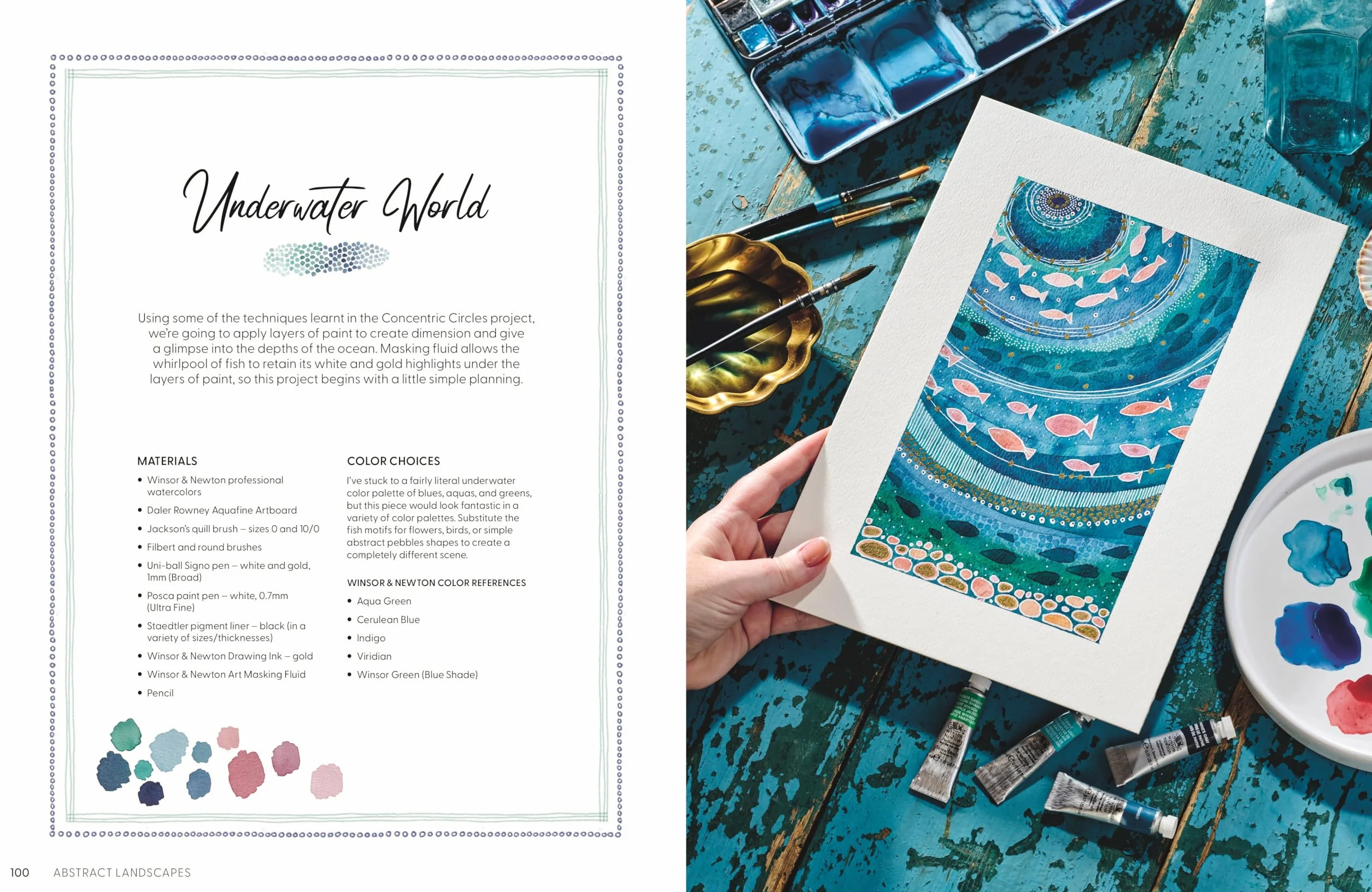 Creative Abstract Watercolor: The Beginner's Guide to Expressive and Imaginative Painting