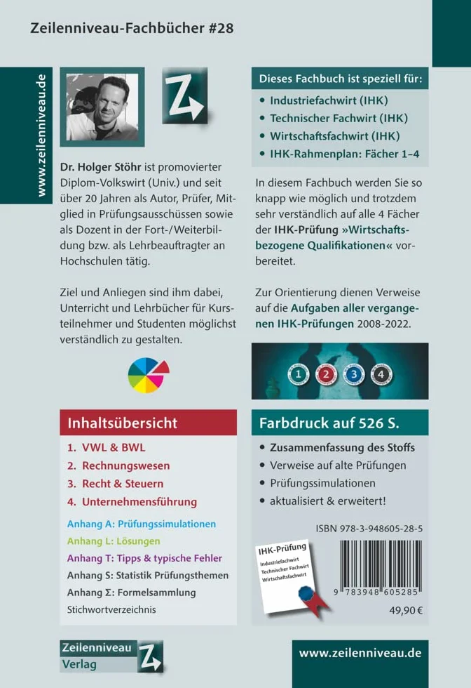 Zur Prüfung vorbereiten in Wirtschaftsbezogene Qualifikationen für Fachwirte