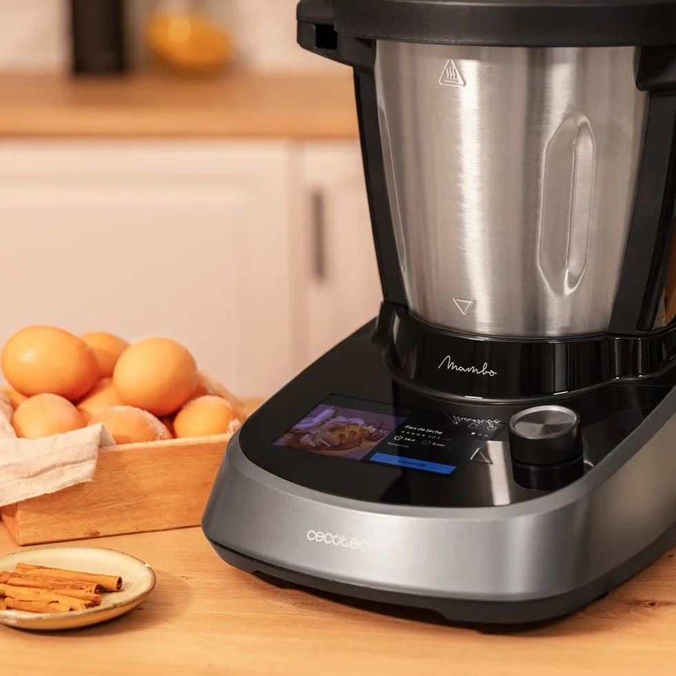 Cecotec Mambo Touch Robot Kuchenny 3.3 L Czarny Srebrny