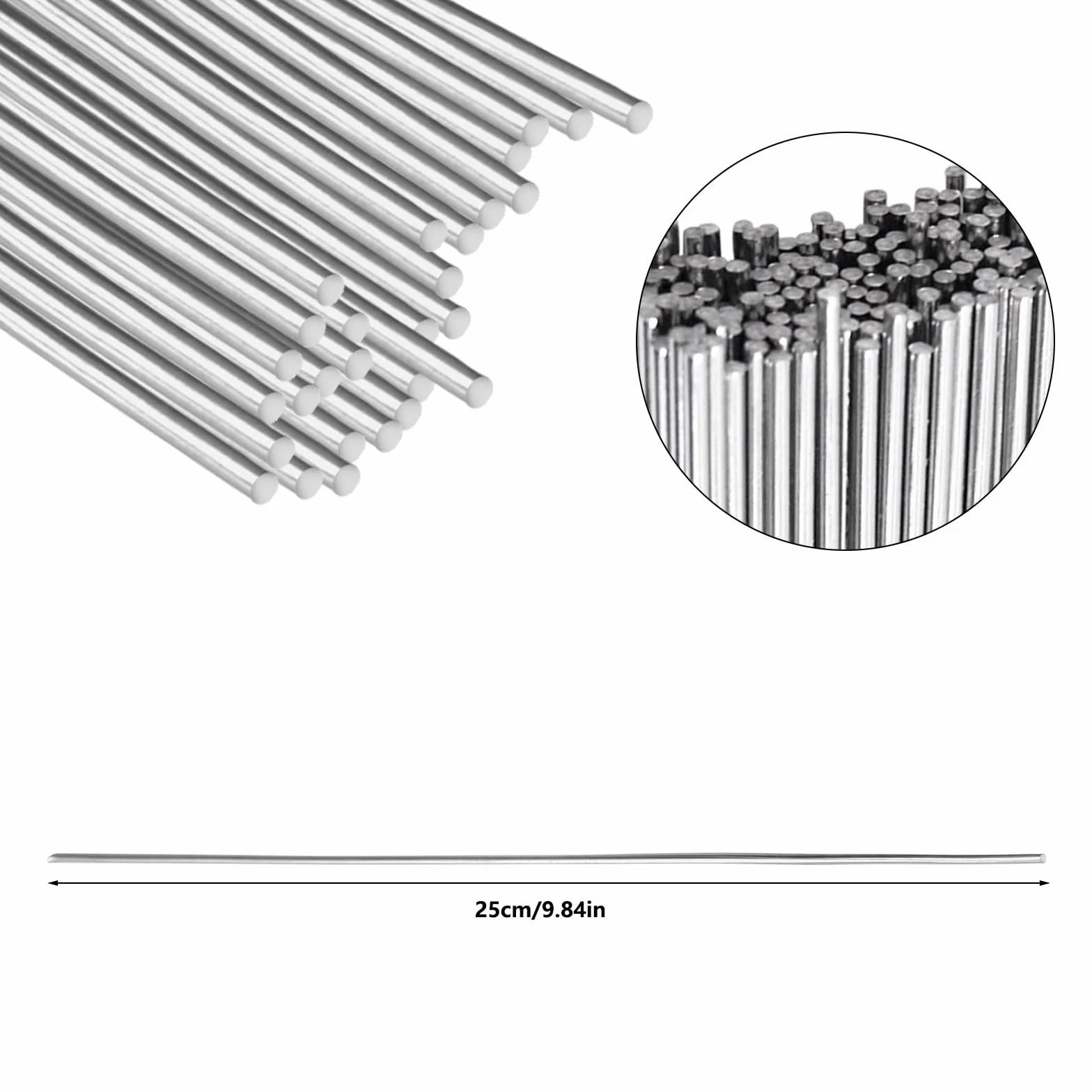 Pręty lutownicze, 30 szt. 1,6 x 250 mm, drut spawalniczy o niskiej temperaturze, aluminiowe pręty spawalnicze, rozpuszczanie aluminium, pręty spawalnicze, pręty spawalnicze, pręty spawalnicze, pręty