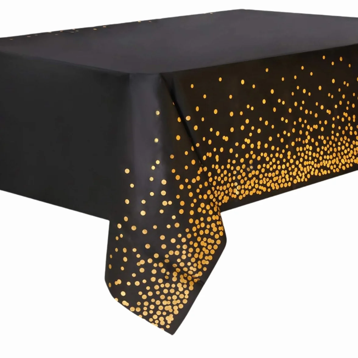CEILIWEN obrusy jednorazowe 274 x 137 cm czarno-złote 10 sztuk