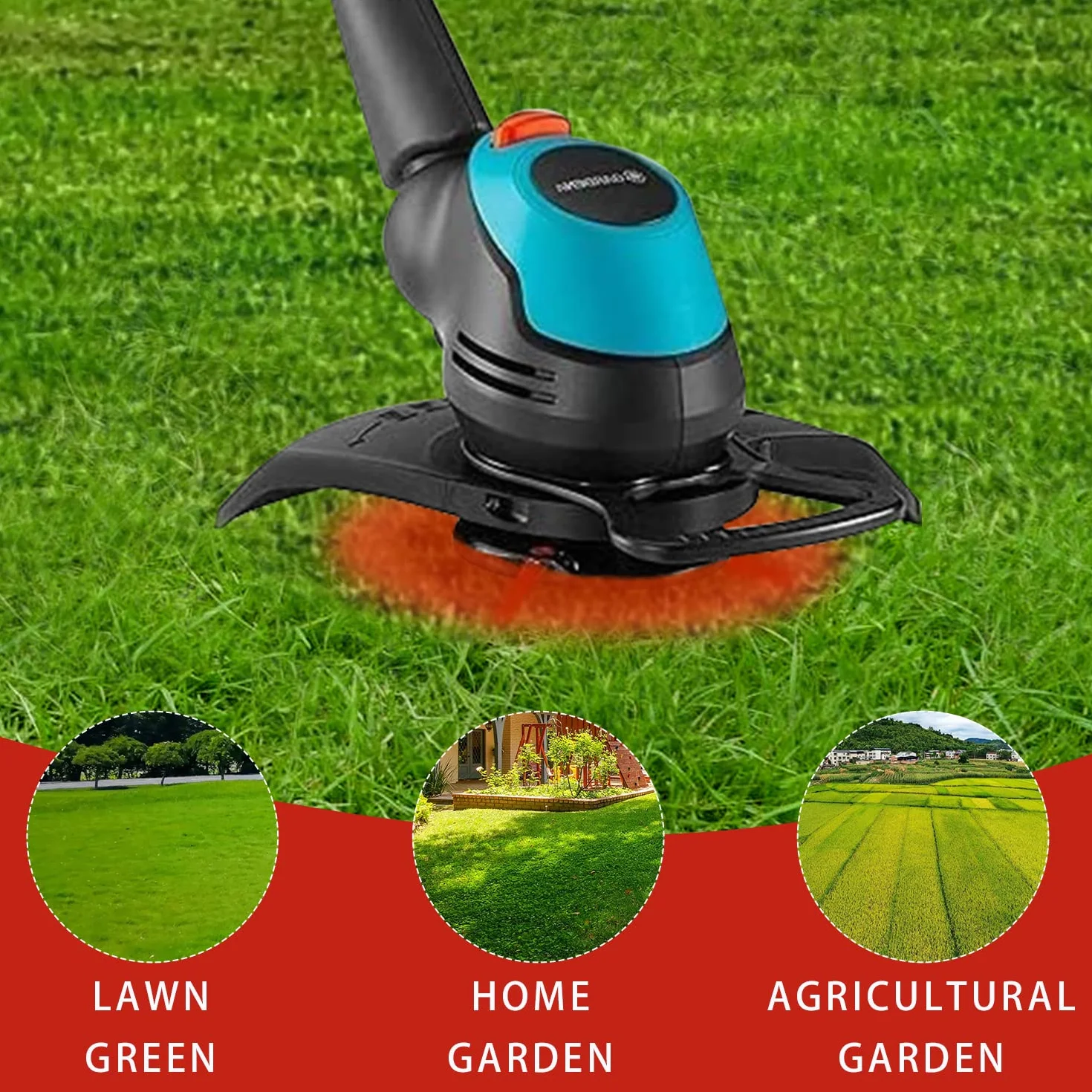 100 sztuk noży z tworzywa sztucznego, kompatybilne z podkaszarką Gardena EasyCut 23/18 V, SmallCut 23/18 V, ComfortCut 23/18 V, wymienne noże RotorCut do podkaszarki i podkaszarki