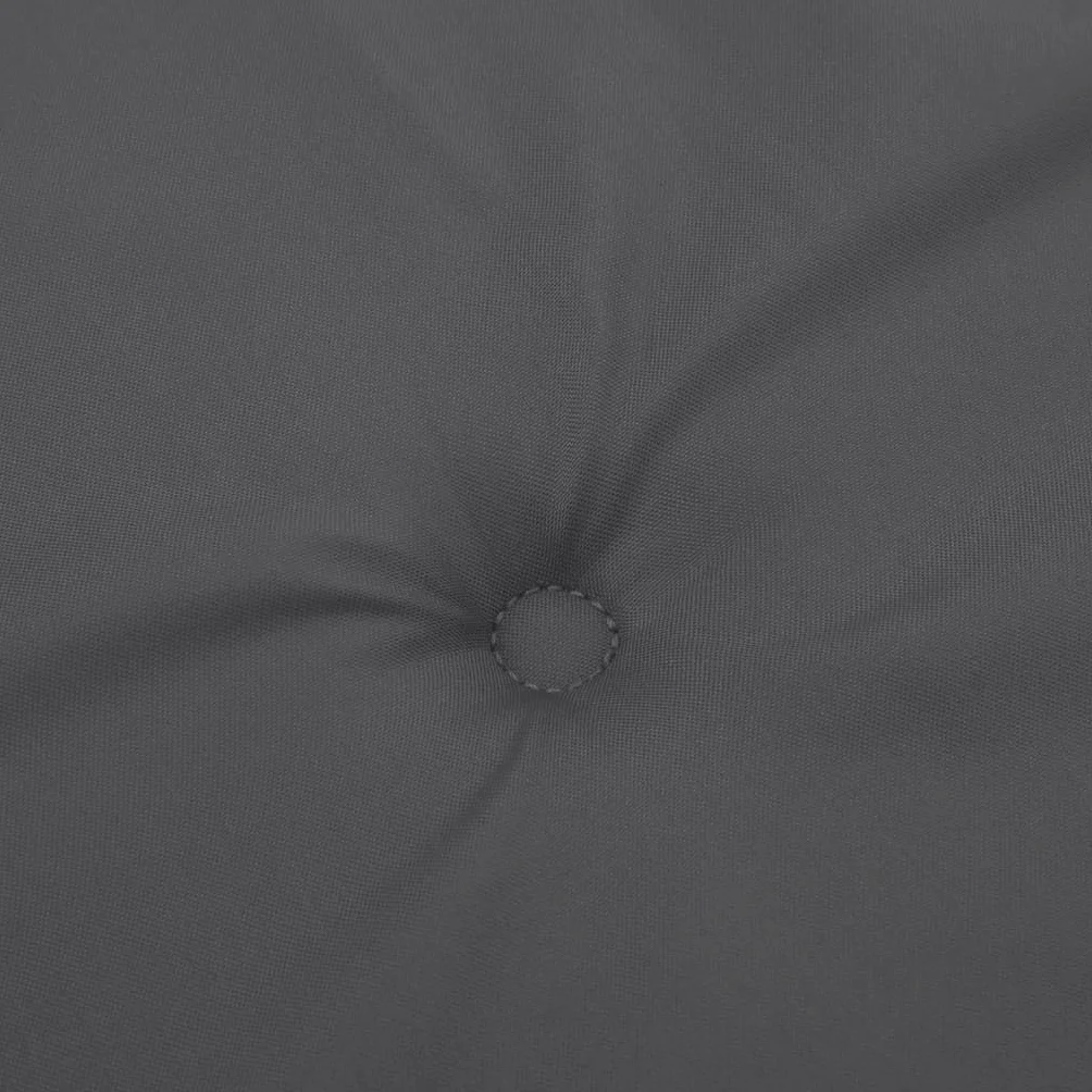vidaXL Poduszki na krzesła ogrodowe, 4 szt., antracyt, 120x50x3 cm