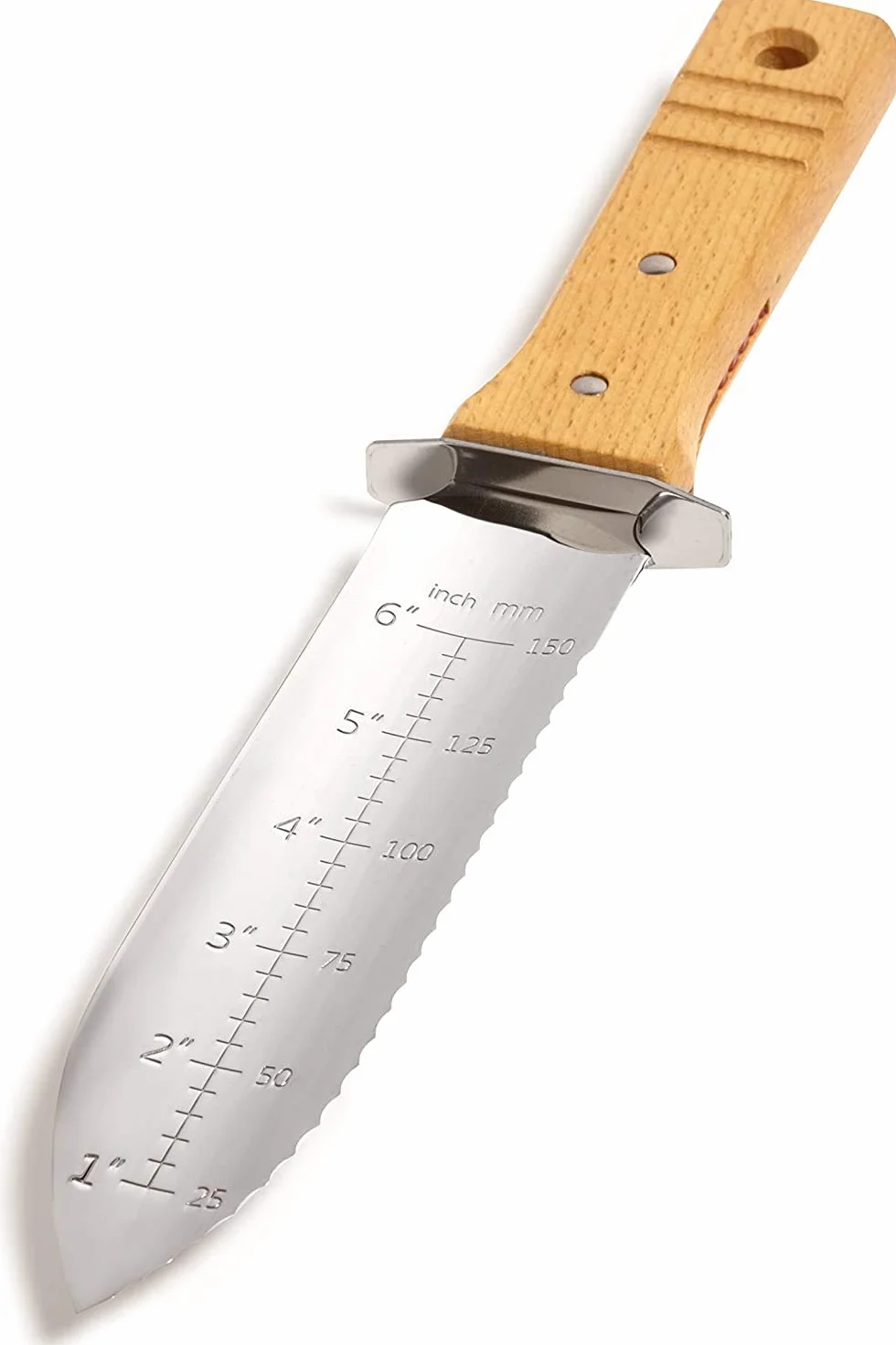 Wielofunkcyjne narzędzie ogrodowe, przeszczep "Hori Hori" ze stali nierdzewnej - Nisaku Made in Japan