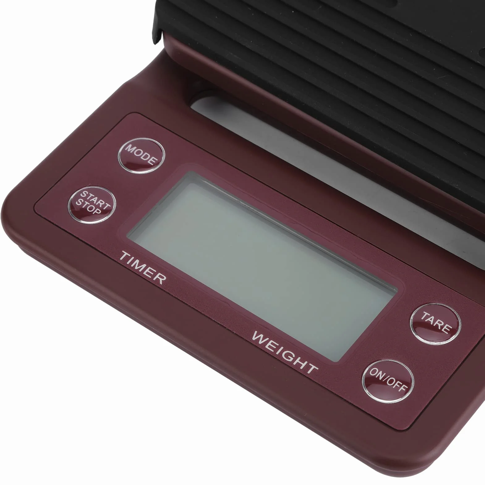 Waga do kawy z timerem, skala espresso do kawy, precyzyjna elektroniczna waga kuchenna do parzenia kawy z wyświetlaczem LCD (wino czerwone 2)