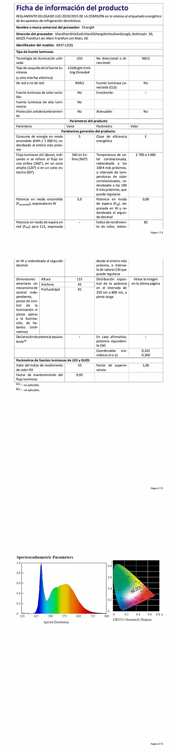 ChangM Lampa LED E14 RGBW 2700 K zestaw 6 diod LED zmieniających kolor żarówki 5 W (zastępuje 40 W), możliwość przyciemniania kolorów żarówki LED, zmiana kolorów z pilotem zdalnego sterowania, RGB i