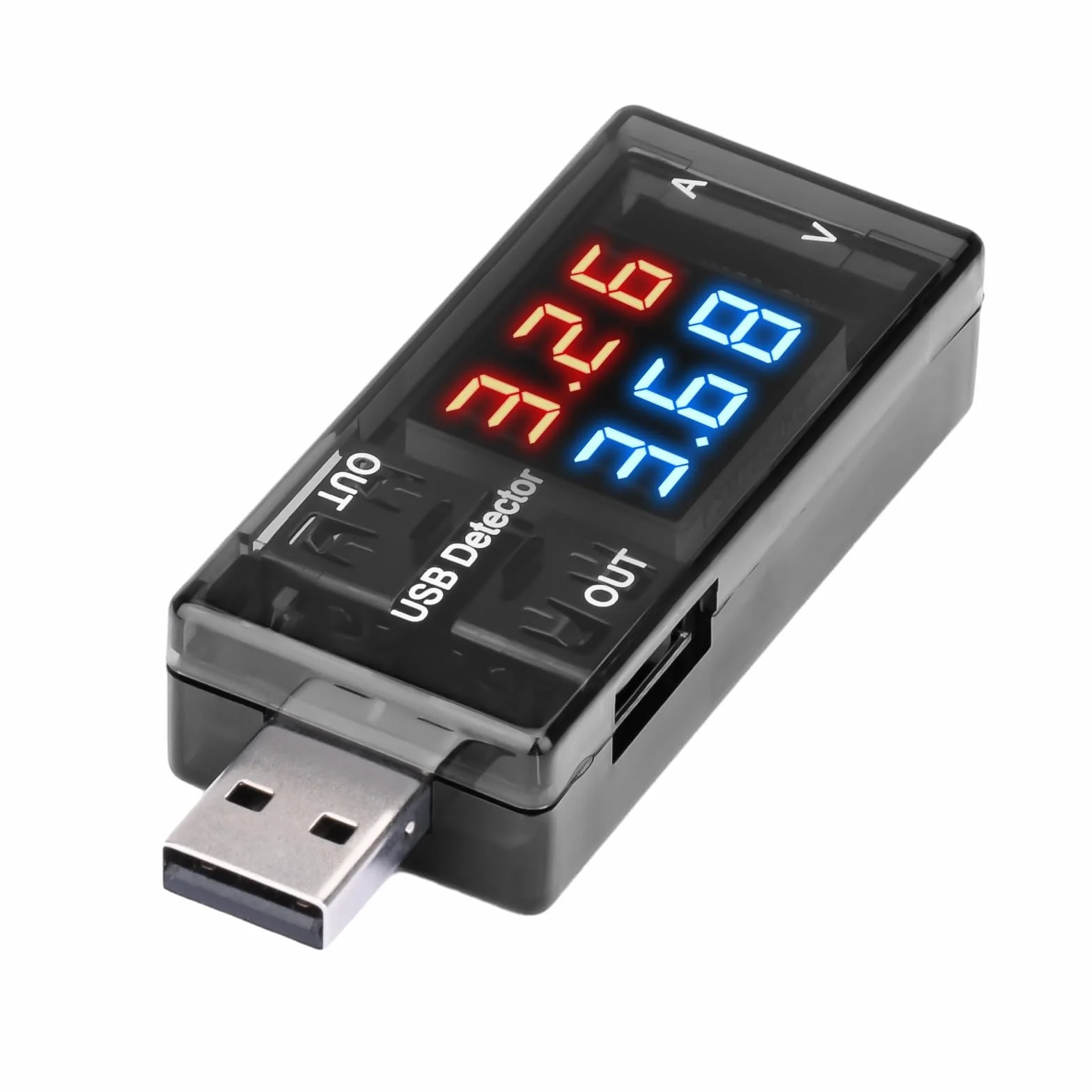 USB x 3 porty USB tester miernik USB, 0-3 A 4-30 V cyfrowy multimetr, miernik napięcia, woltomierz, prąd, detektor mocy