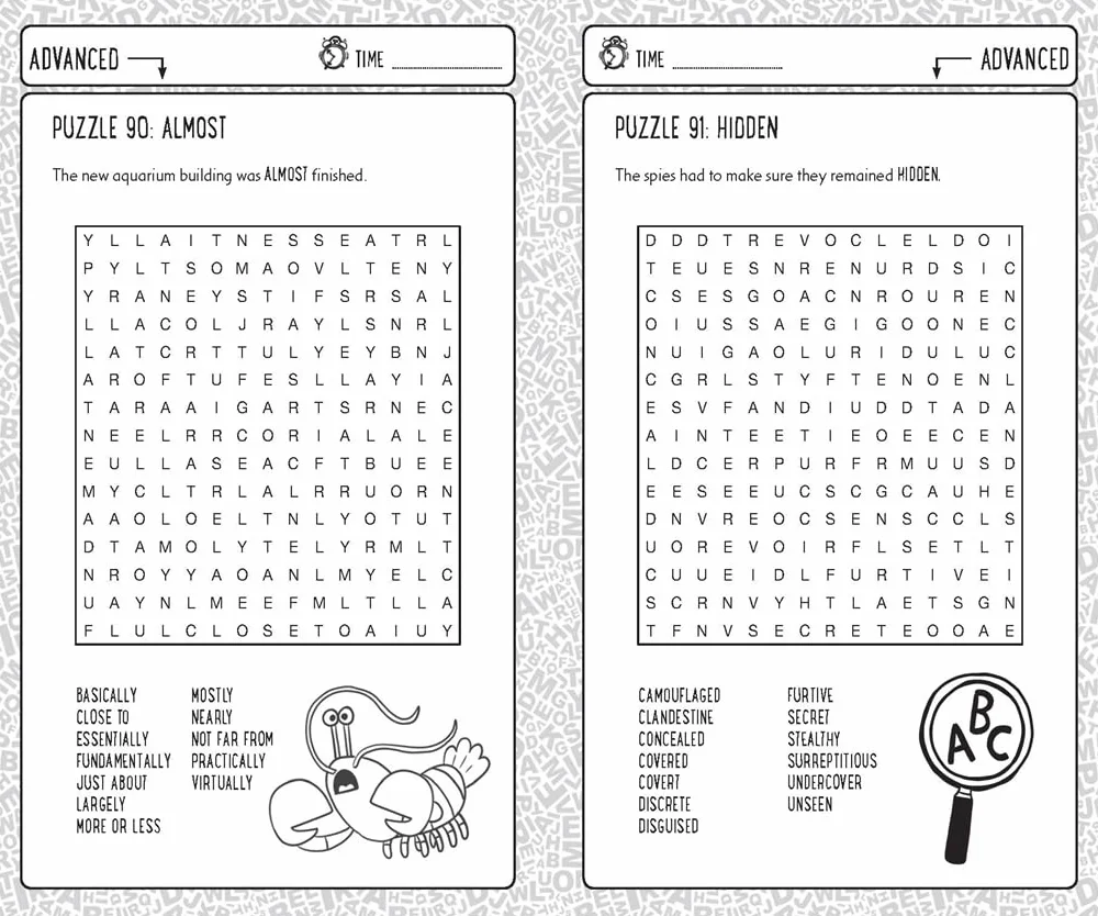 Vocabulary Wordsearches for Clever Kids®: More than 150 puzzles to boost your word power (21)