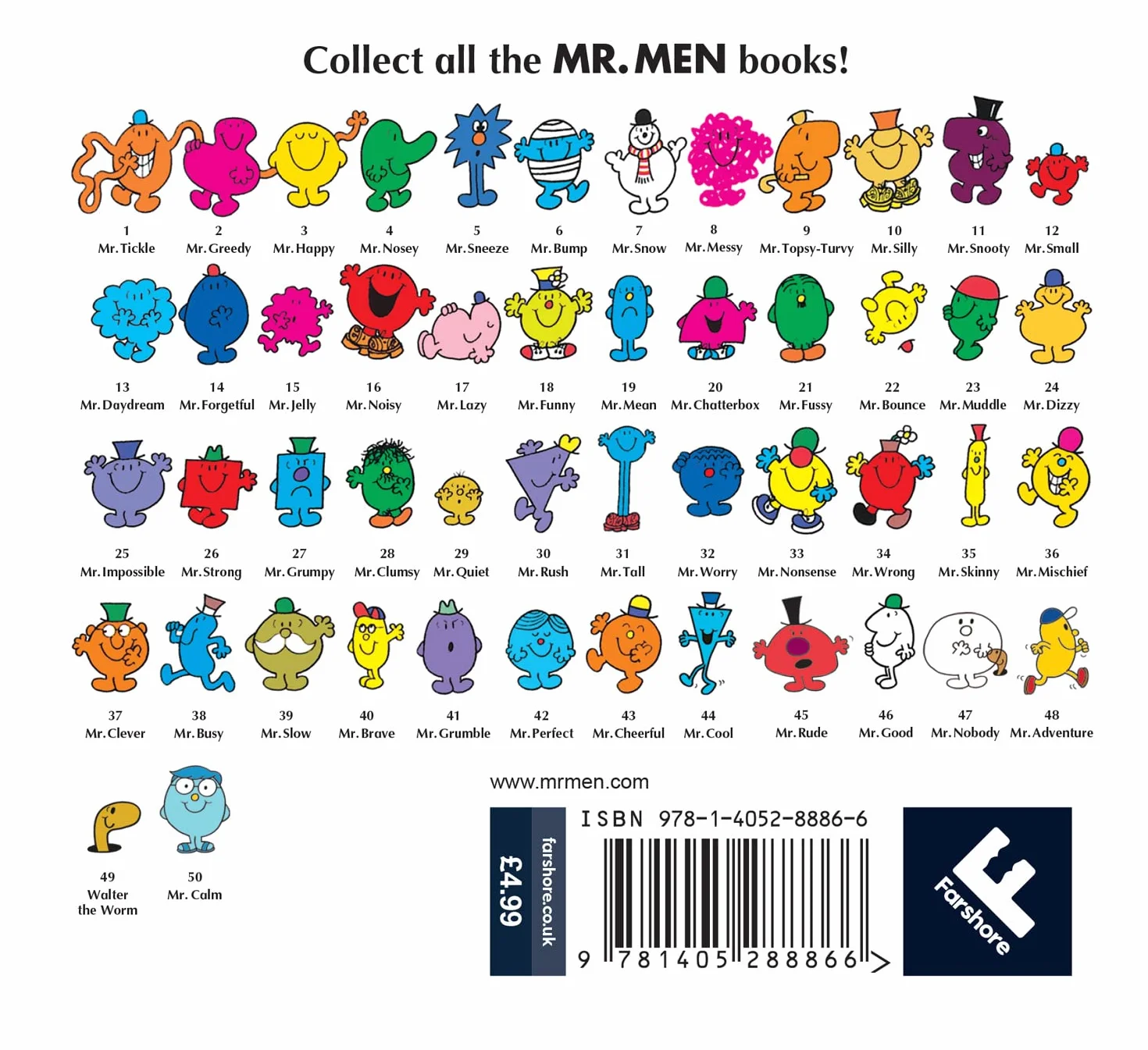 Mr. Men Walter the Worm: The Brilliantly Funny Classic Children’s illustrated Series
