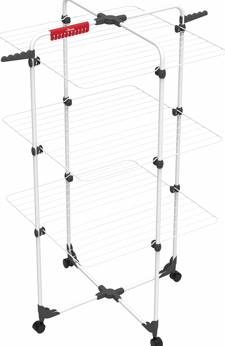 Vileda Mikser 3 Suszarka na Pranie, Szary, 127 x 71 cm