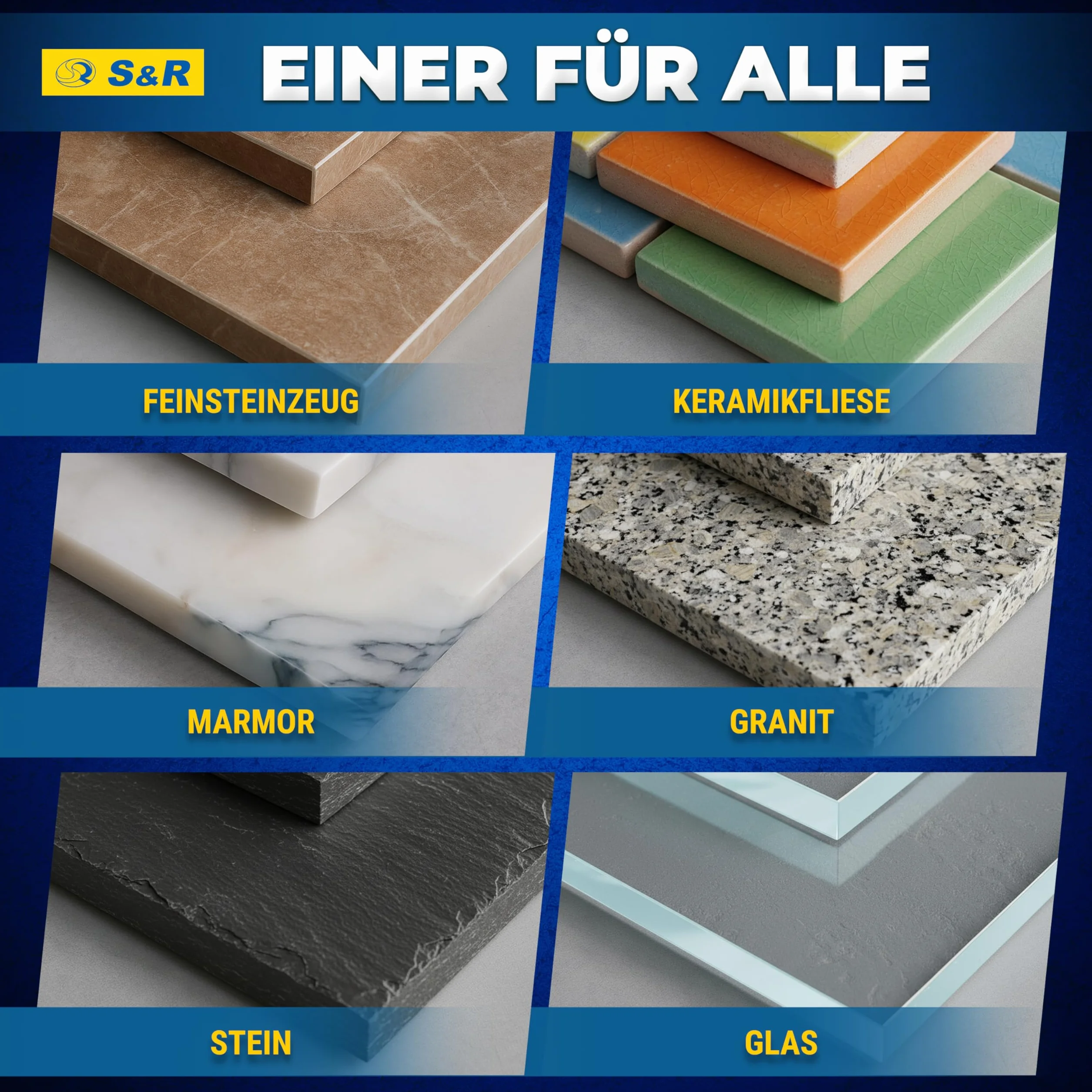 S&R Profesjonalne diamentowe wiertło do płytek 20 mm, otwornica do płytek, gwint M14, diamentowe wiertło, płytki, lutowana próżniowo koronka wiertnicza, szlifierka kątowa do ceramiki, gresu, granitu