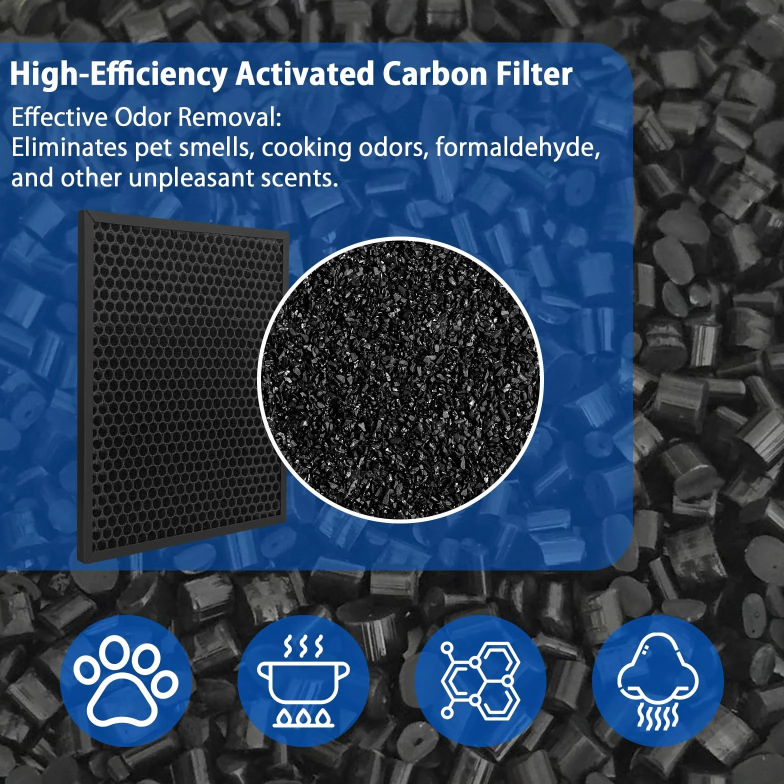 Zamienny zestaw filtrów True HEPA z węglem aktywnym FY3432/10 FY3433/10 do oczyszczacza powietrza AC3256/10 AC3259/10 AC4550/10