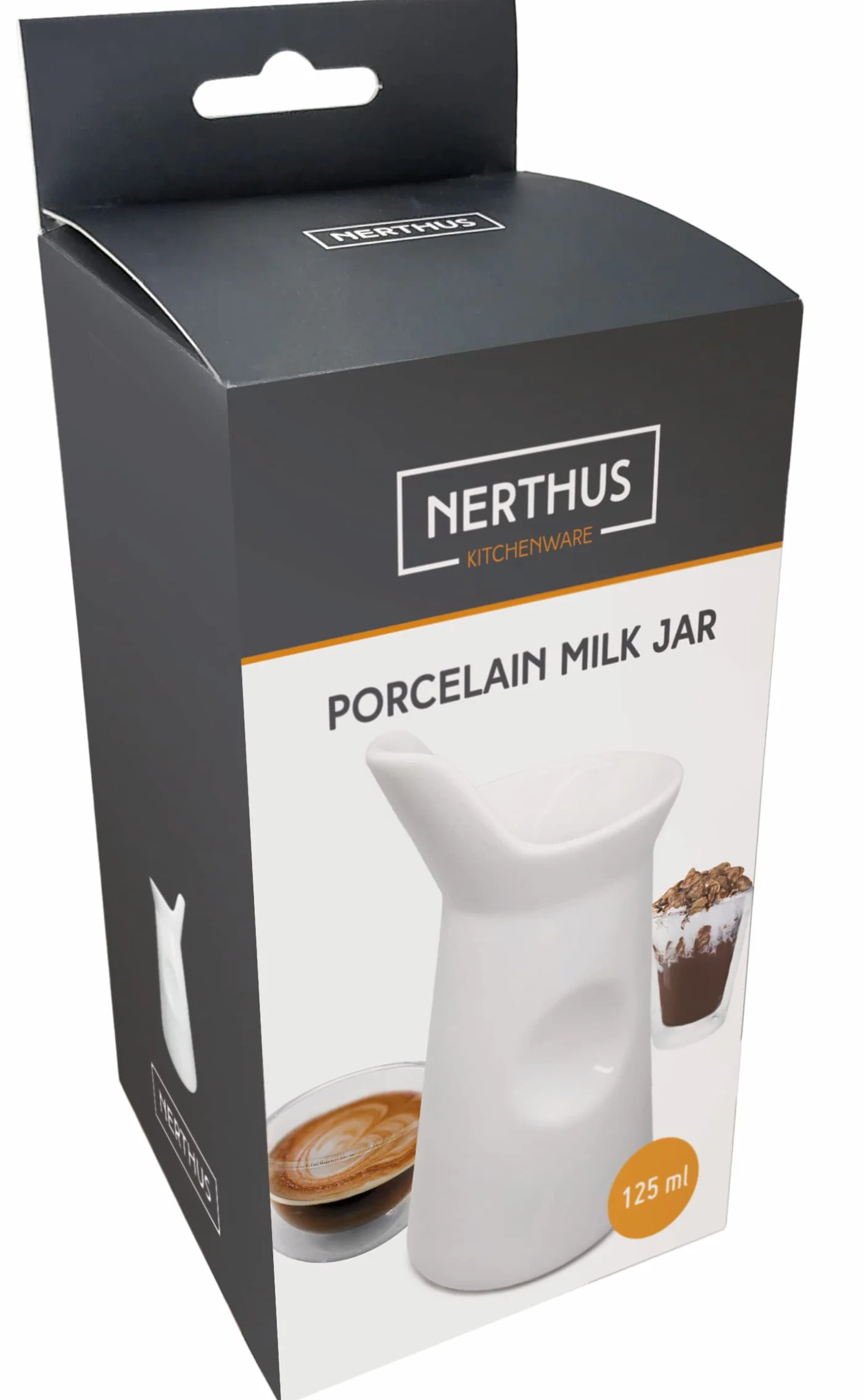 Nerthus FIH 418 porcelanowy dzbanuszek na mleko 110 ml