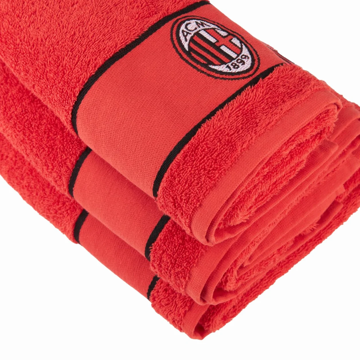 A.C. Milan ręcznik ze 100% bawełny, oficjalny produkt, ręcznik kąpielowy 70 x 140 cm