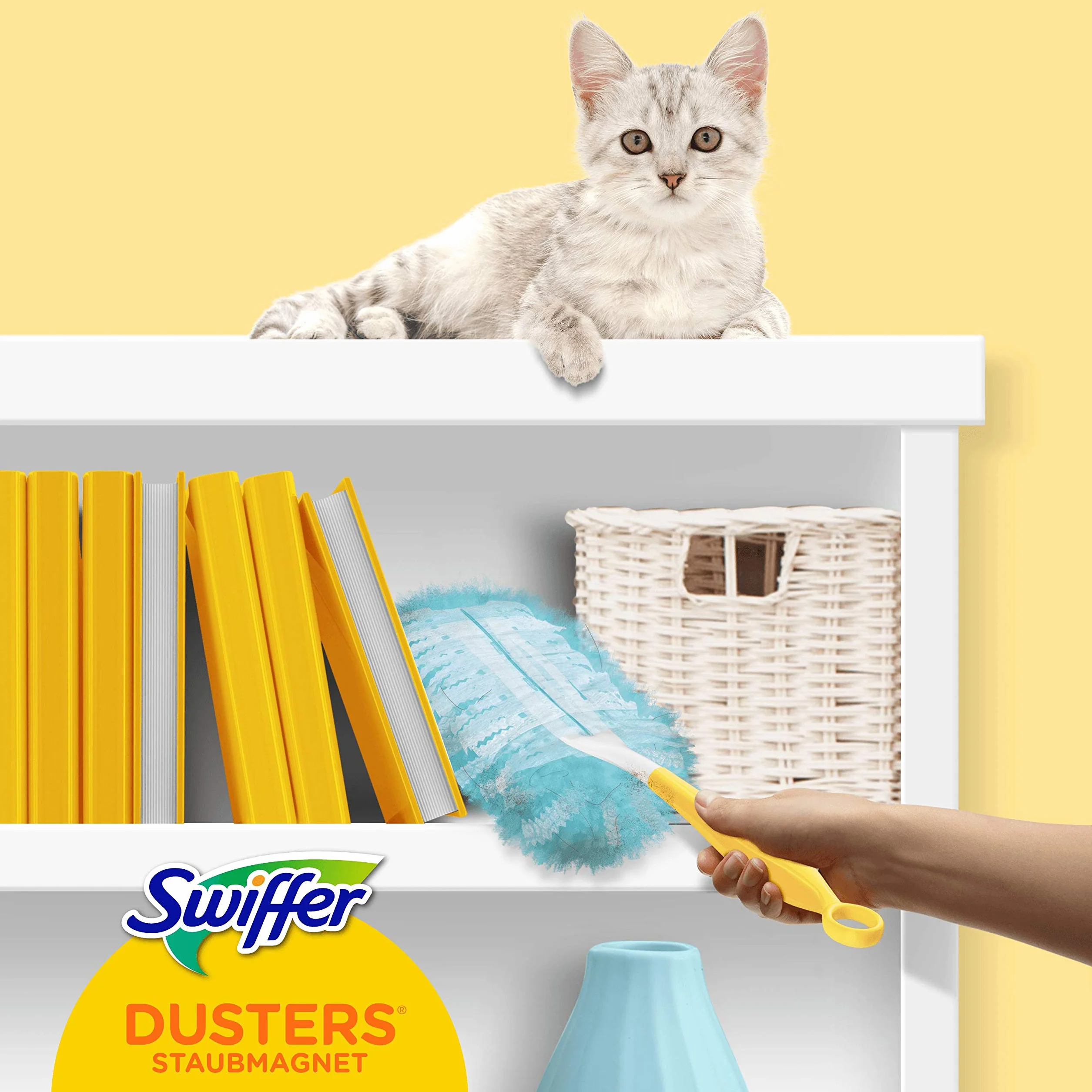 Swiffer Zestaw do kurzu (1 kij + 3 wkłady), zestaw 3 szt