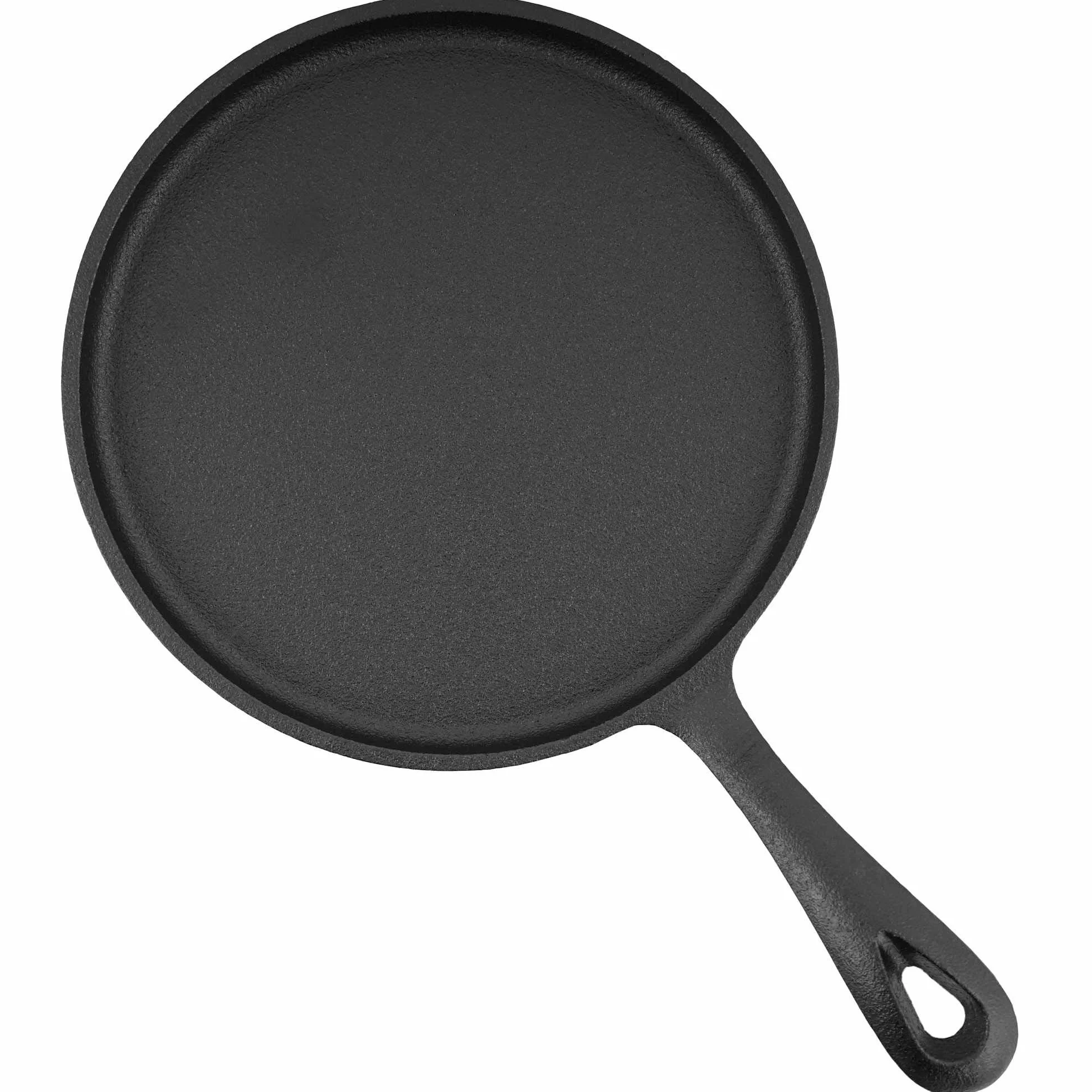 BBQ-Toro Patelnia do naleśników z żeliwa, Ø 19 cm, okrągła, patelnia do naleśników, patelnia do palatjambonu, patelnia do jajek, tortilla