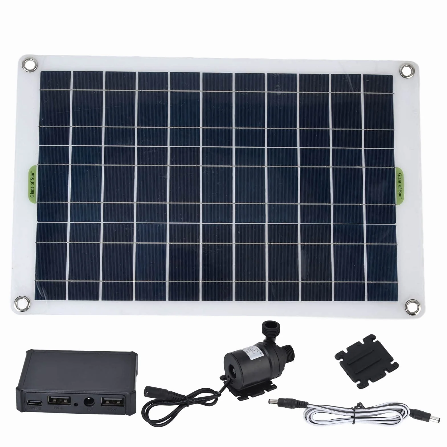 Niskoszumowa Pompa Solarna do Fontann CzęSto użYwana 800L / H Ekologiczna SłOneczna Pompa Wodna 50W Fontanna Panelowa do Ogrodu Domowego