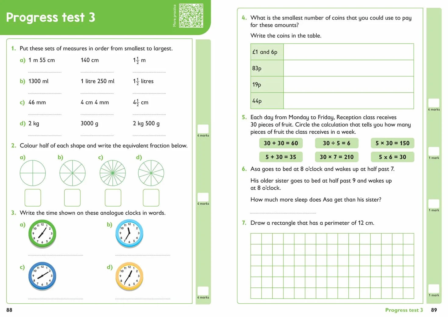 Year 3 Maths Targeted Practice Workbook: Ideal for use at home and school