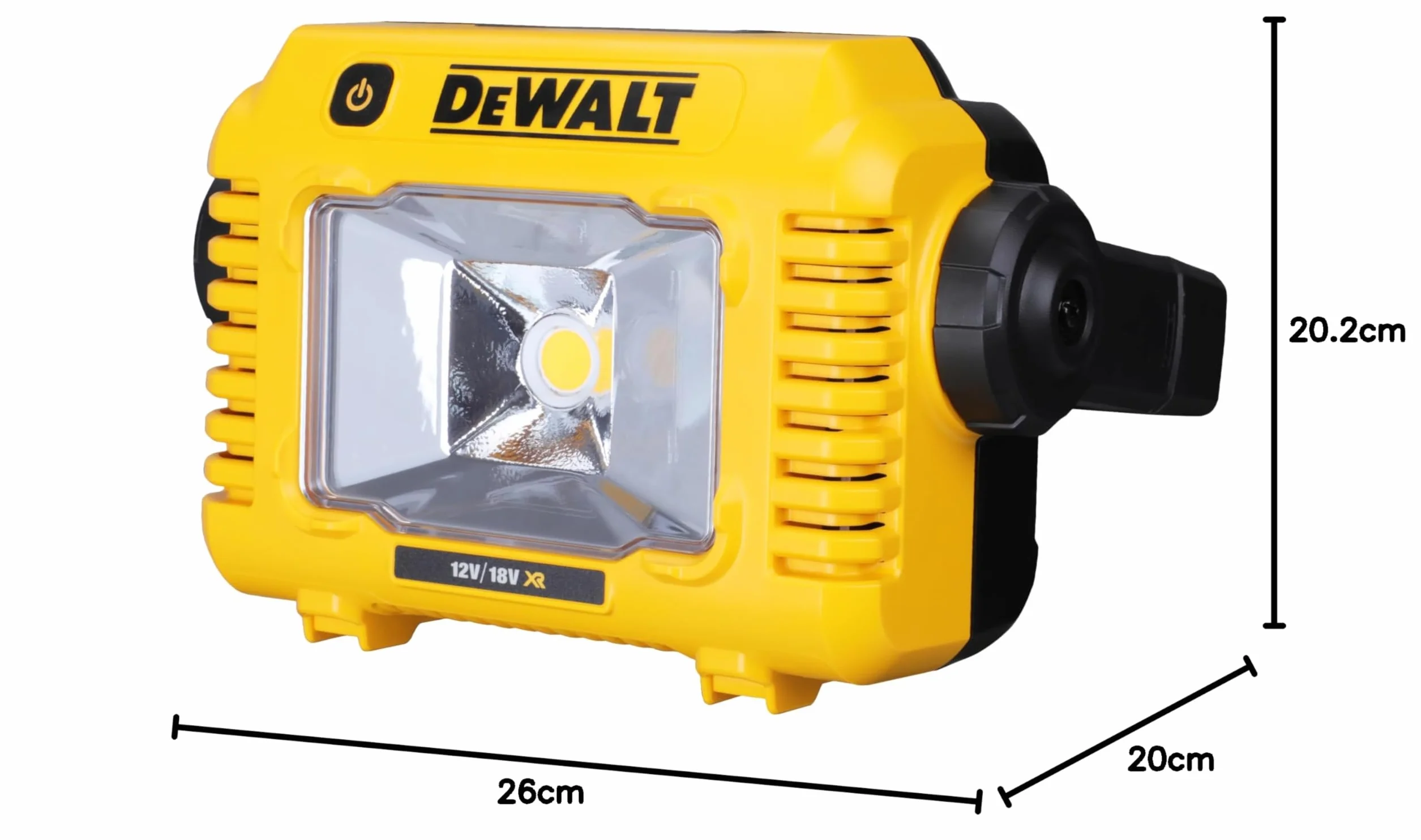 DEWALT Nowoczesny Luz led compacta xr 18v/12v 2.000 lúmenes bez ładowarka/akumulator dla profesjonalistów i majsterkowiczów do pracy profesjonalnej 18v 12v