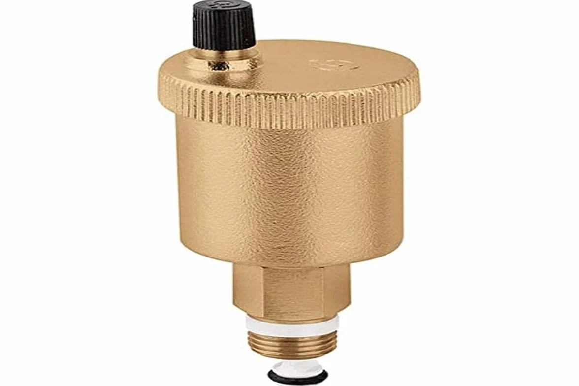 Caleffi Automatyczny system szybkiego odpowietrzania MINICAL 1/2 cala AG z blokadą, automatyczny zawór odcinający 502140