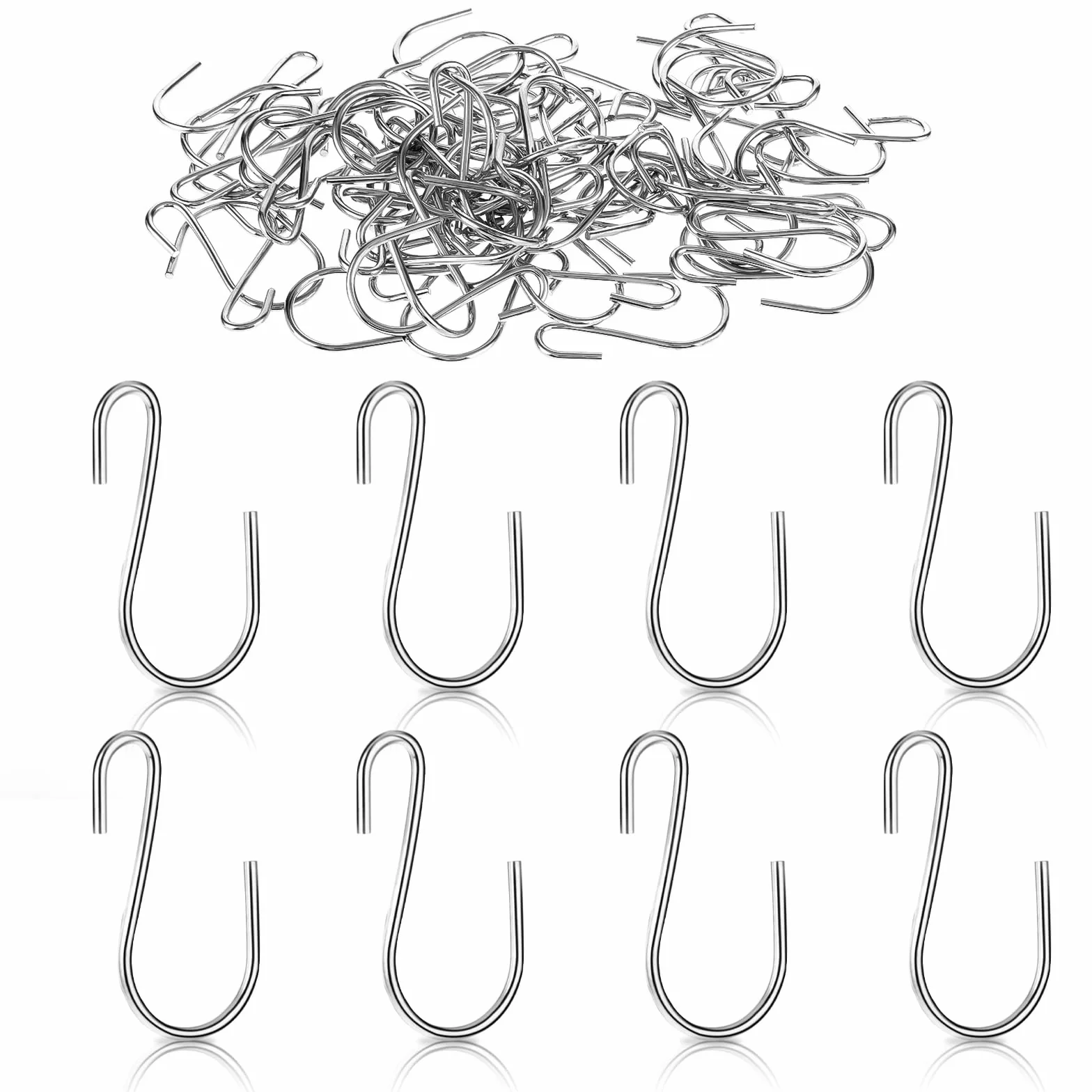 Giantree 60 Mini S Haki Wiszące, 2,6 cm Małe Haki Kształt S Haki Metalowe Antykorozyjne Do Rzemiosła Wiszące Biżuteria Brelok Tagi