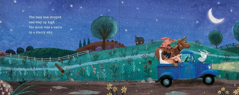 Good Night, Little Blue Truck Board Book: 38