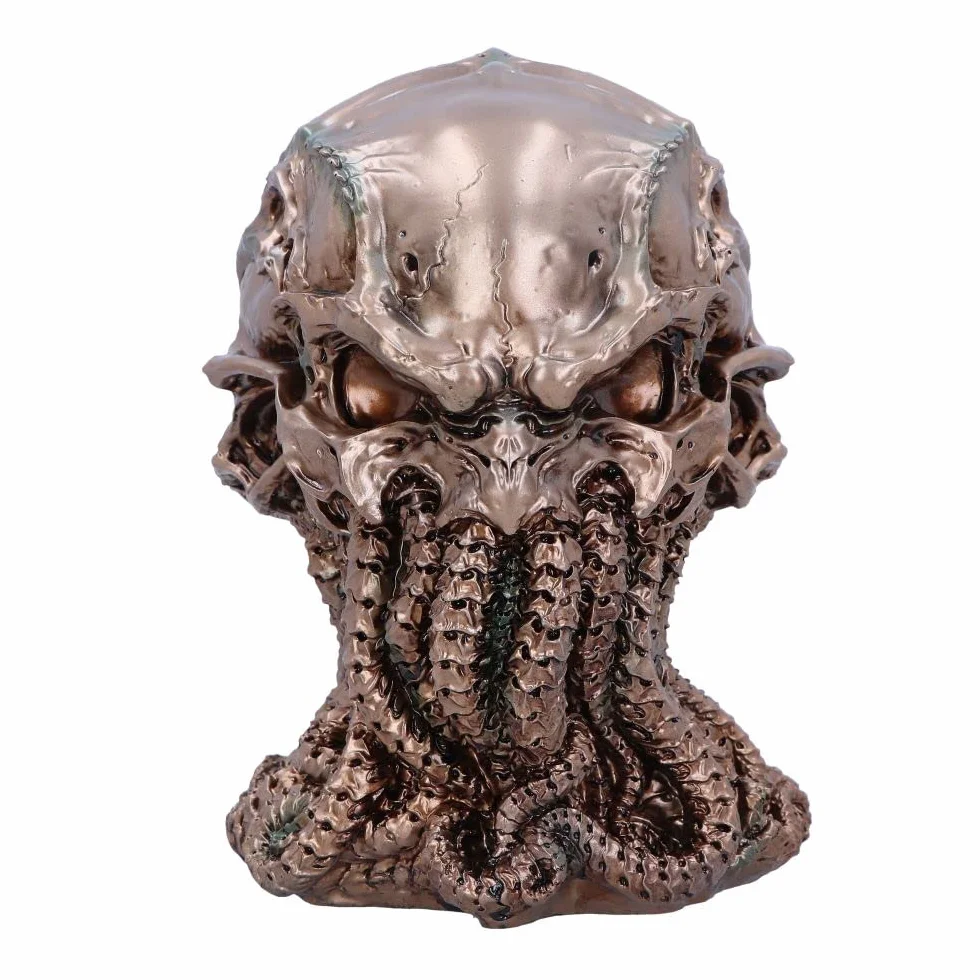 Nemesis Now James Ryman Cthulhu czaszka, brąz, 20 cm