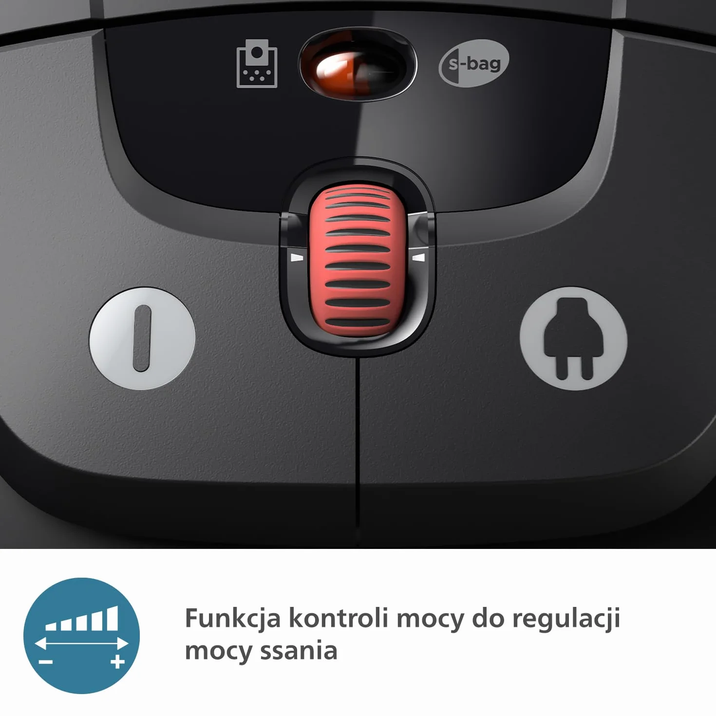 Philips Odkurzacz Workowy Performer LED Serii 8000 900 W TriActive+ LED Filtr HEPA Zasięg 12 m Głęboka Czerń XD8122/10