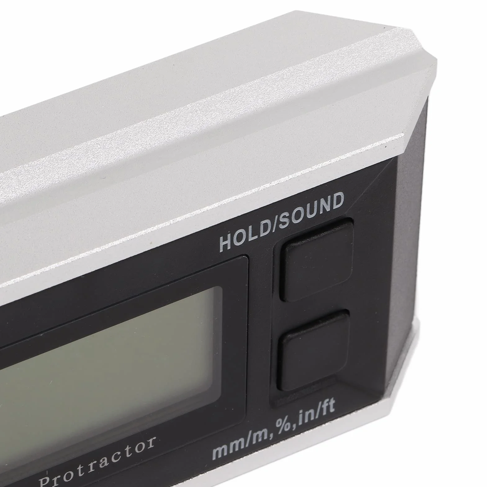 Narzędzie do pomiaru kąta, wykrywacz poziomu kąta o wysokiej dokładności Elektroniczny inklinometr LCD dla przemysłu do obróbki drewna w budownictwie(Brak podświetlenia taśmy)