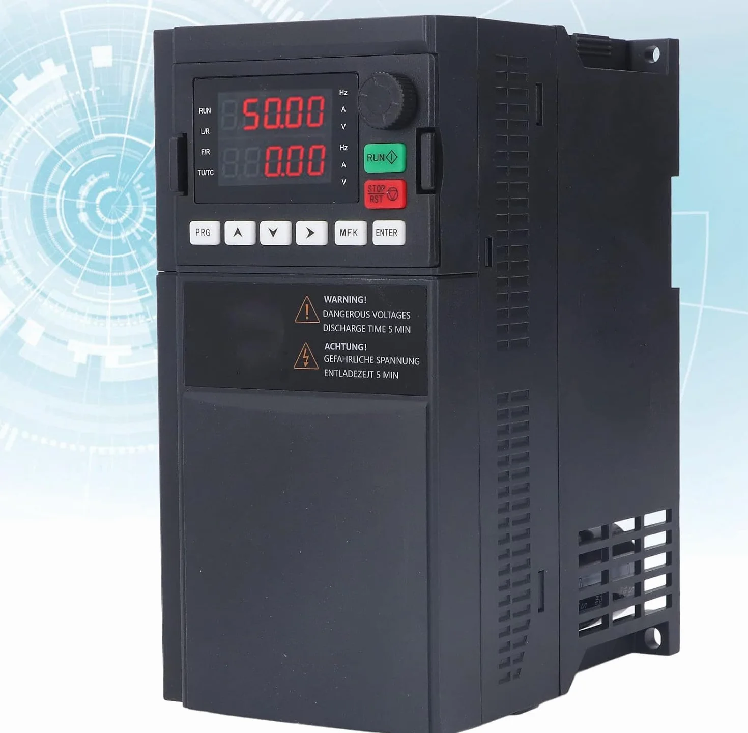 Przetwornica częstotliwości 3-fazowy falownik silnikowy 7,5 kW 380 V AC