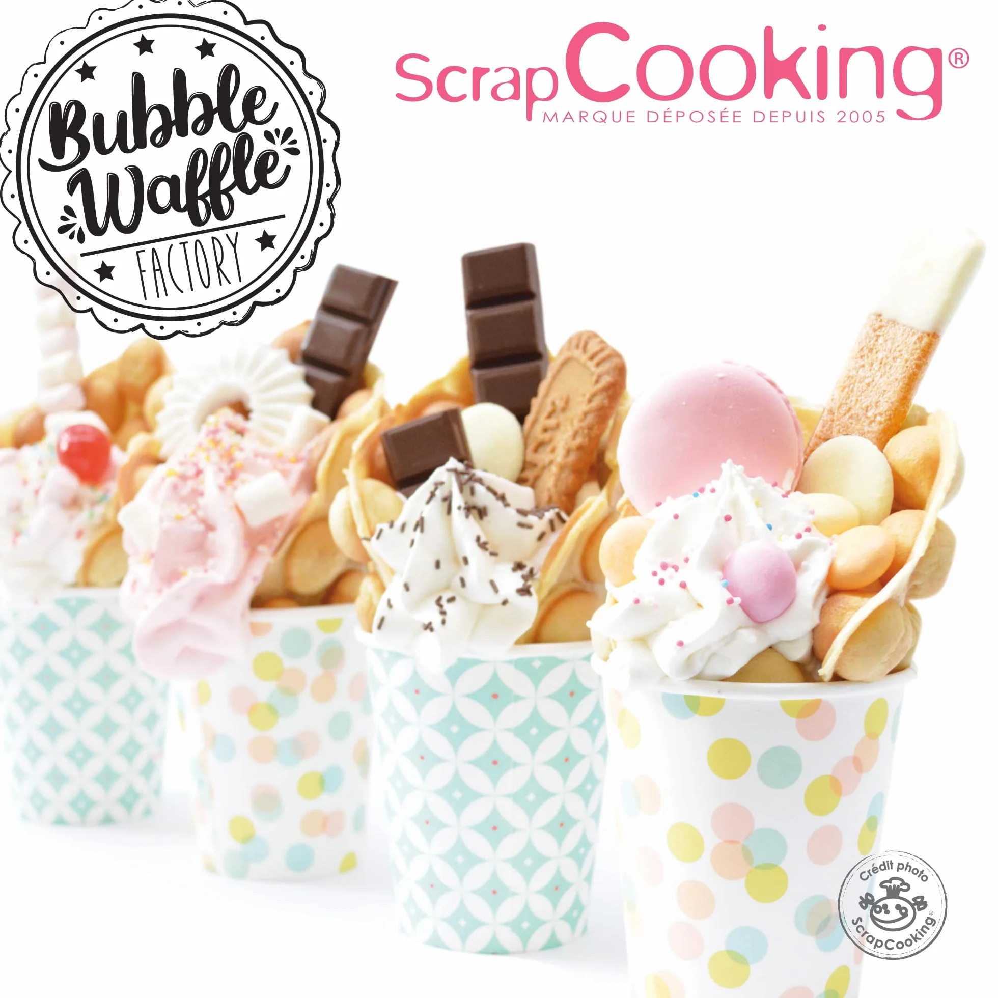 ScrapCooking Gofrownica 700 W płyta do pieczenia 20 cm