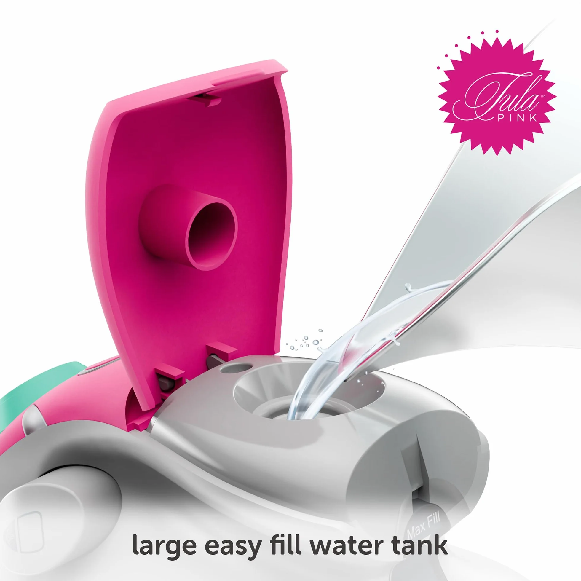 Projekt oliso M3Pro Textile Compact Fabric Żelazko parowe z podstawką na gorące żelazko Solemate, Tula Pink