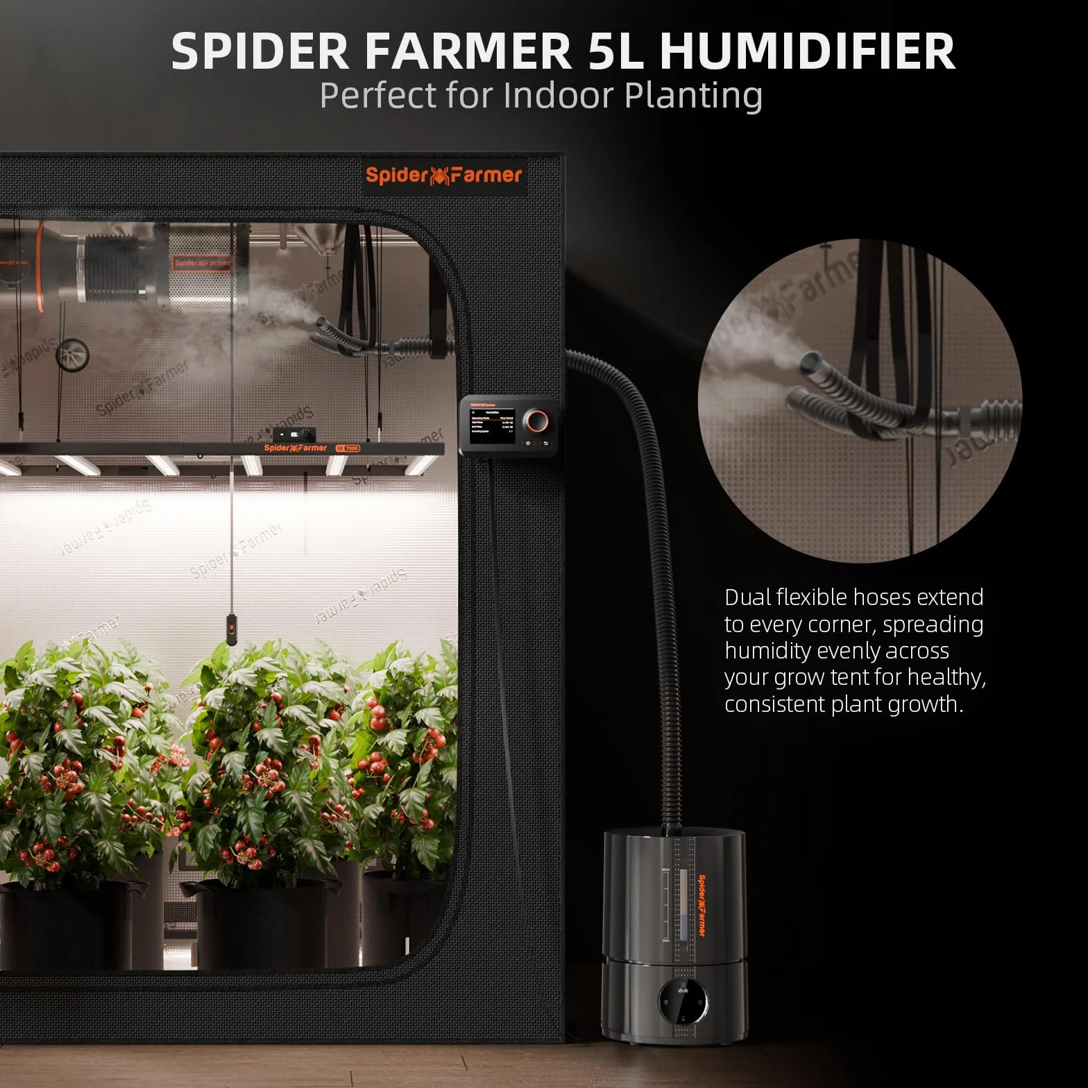 Spider Farmer Humidifier for Grow Tent namiot