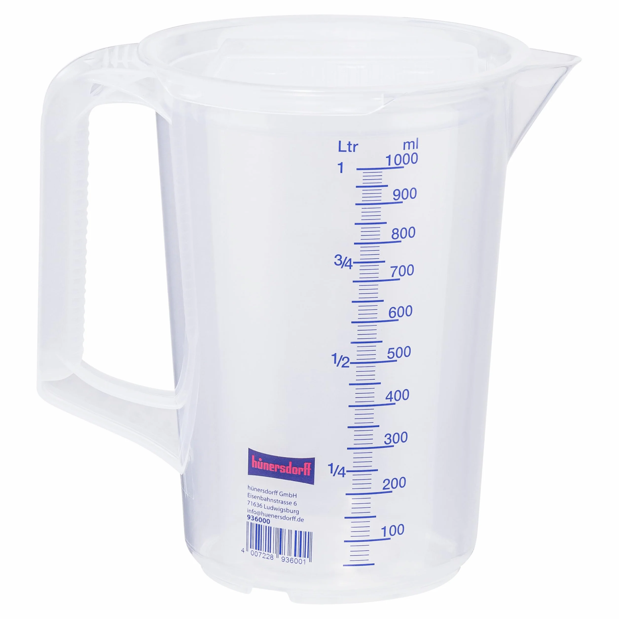 Hünersdorff 936000 Miarka, Przezroczysty, 2000 ml