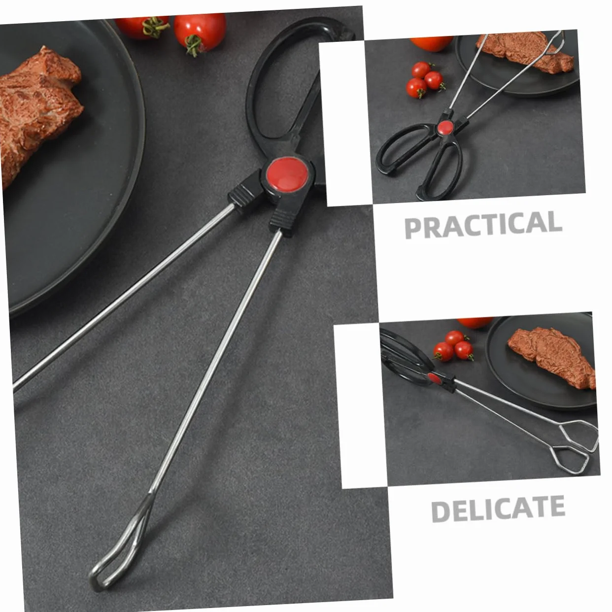 Bezpieczne Szczypce Do Gotowania Szczypce Do Żywności Kuchenne Szczypce Ze Stali Nierdzewnej Do Grillowania Szczypce Do Grilla