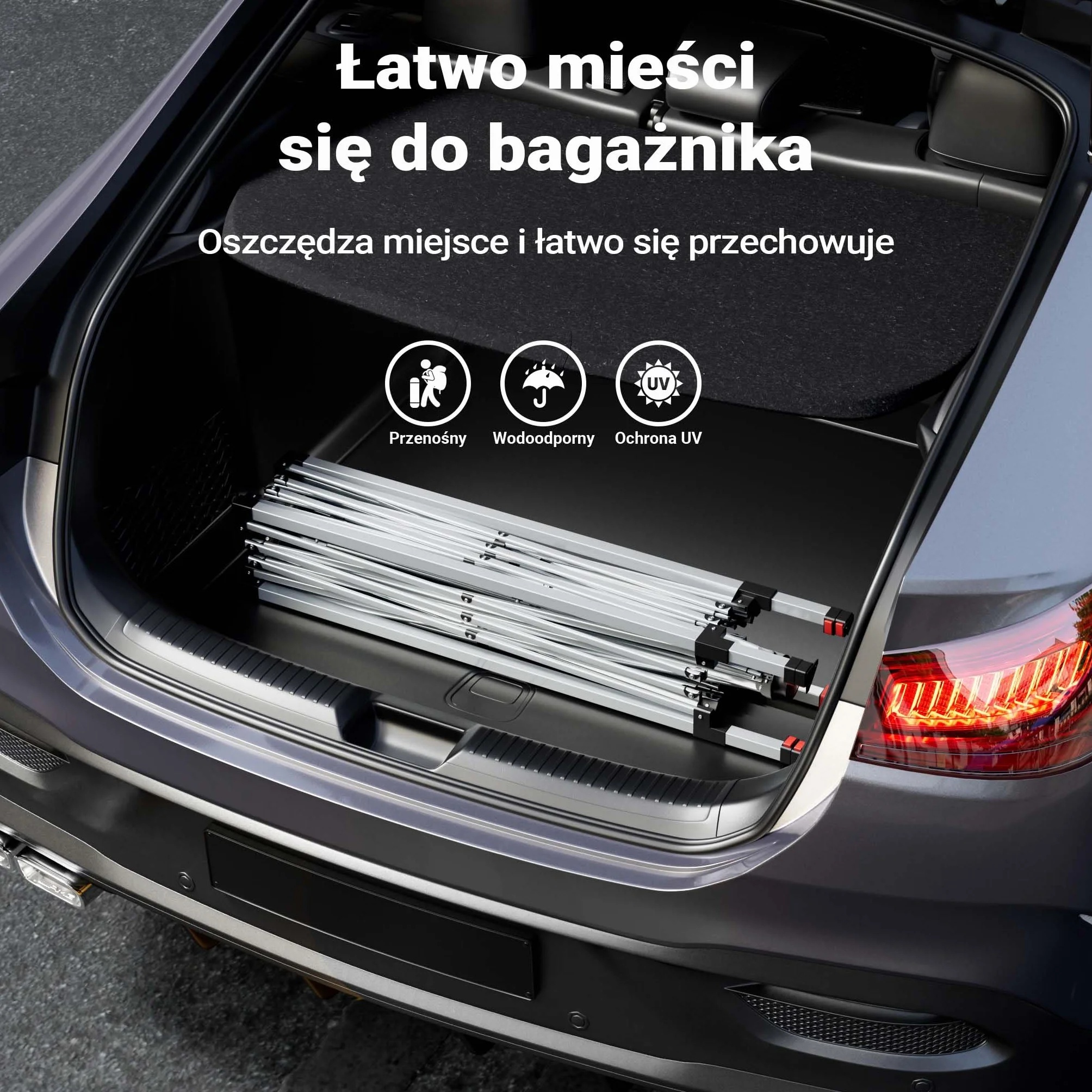 Wiltec Pawilon namiot imprezowy z zamknięciem centralnym do ogrodu wodoodporny niebieski 2,5 x 2,5 x 2,7 m