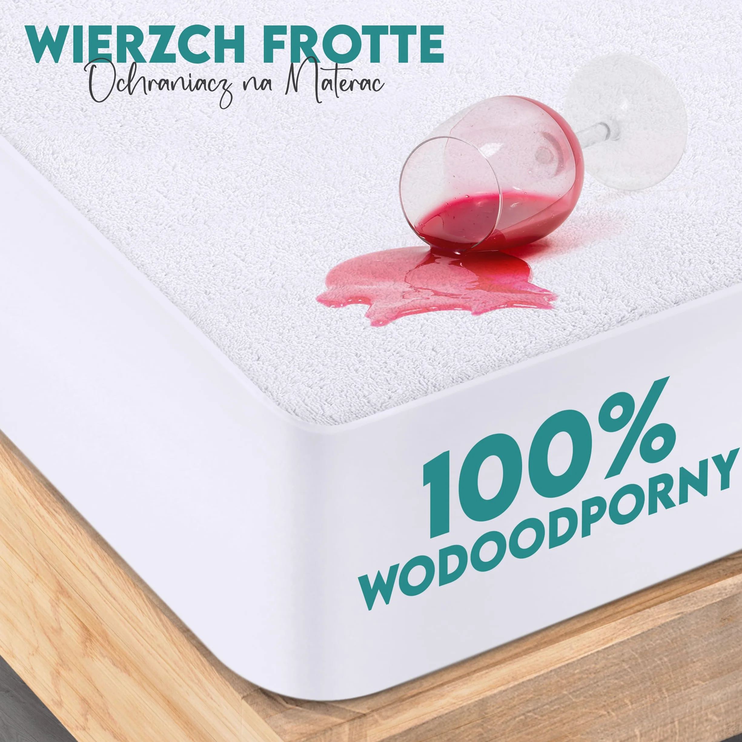 Utopia Bedding Ochraniacz na materac Wodoodporny, certyfikowany przez Oeko-TEX Ochraniacz na materac Oddychający, ochrona materaca, elastyczny dookoła (Biały, 160 x 200 x 30 cm)