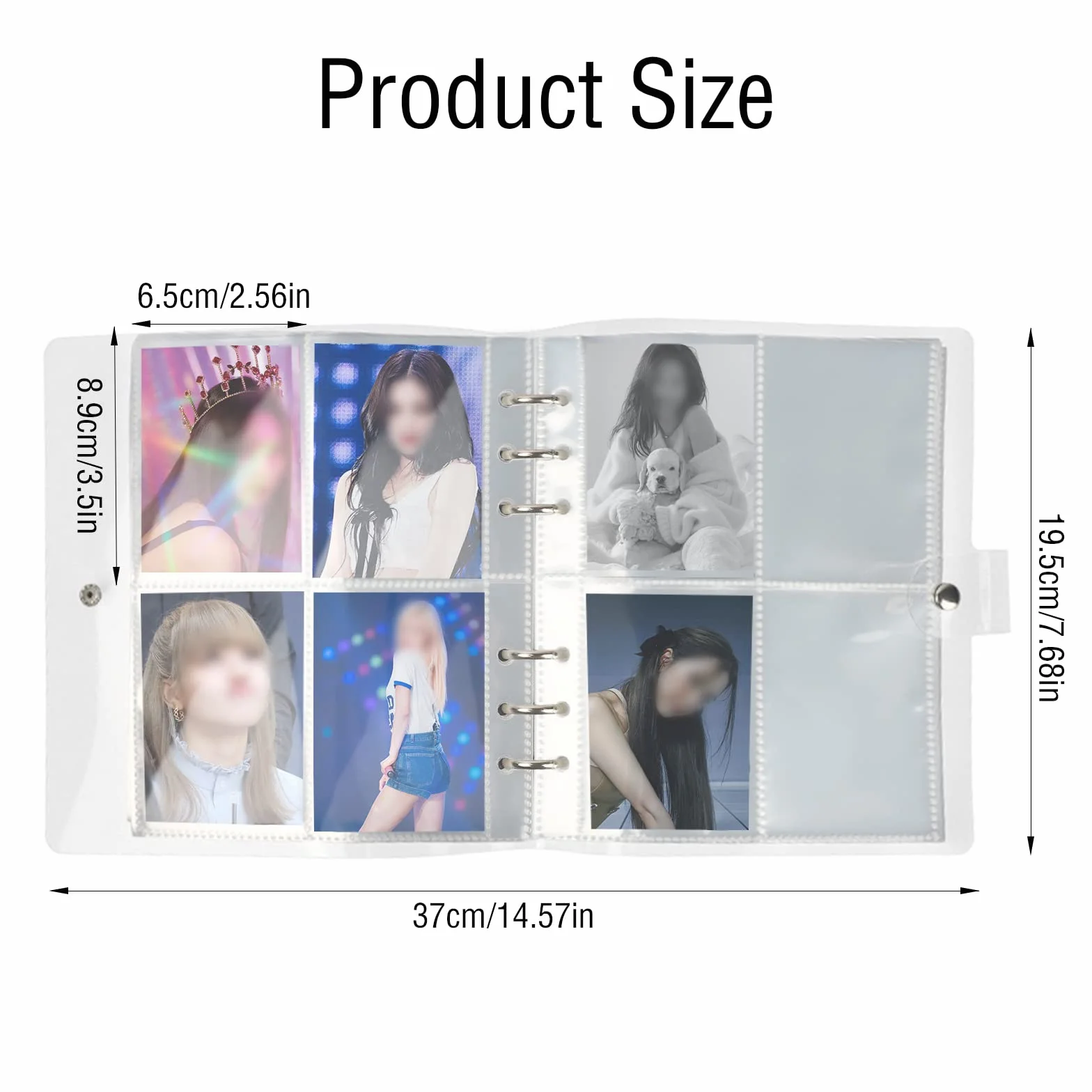200 kieszonek Kpop, album na zdjęcia, mini uchwyt na karty fotograficzne, książka, 7 cm mała karta fotograficzna do kolekcji zdjęć