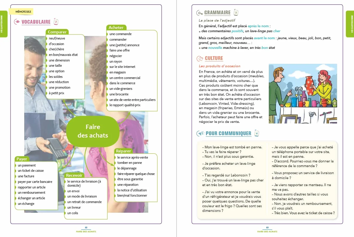 100% FLE - Communication essentielle du français A2 - Livre + didierfle.app: Collection 100% FLE