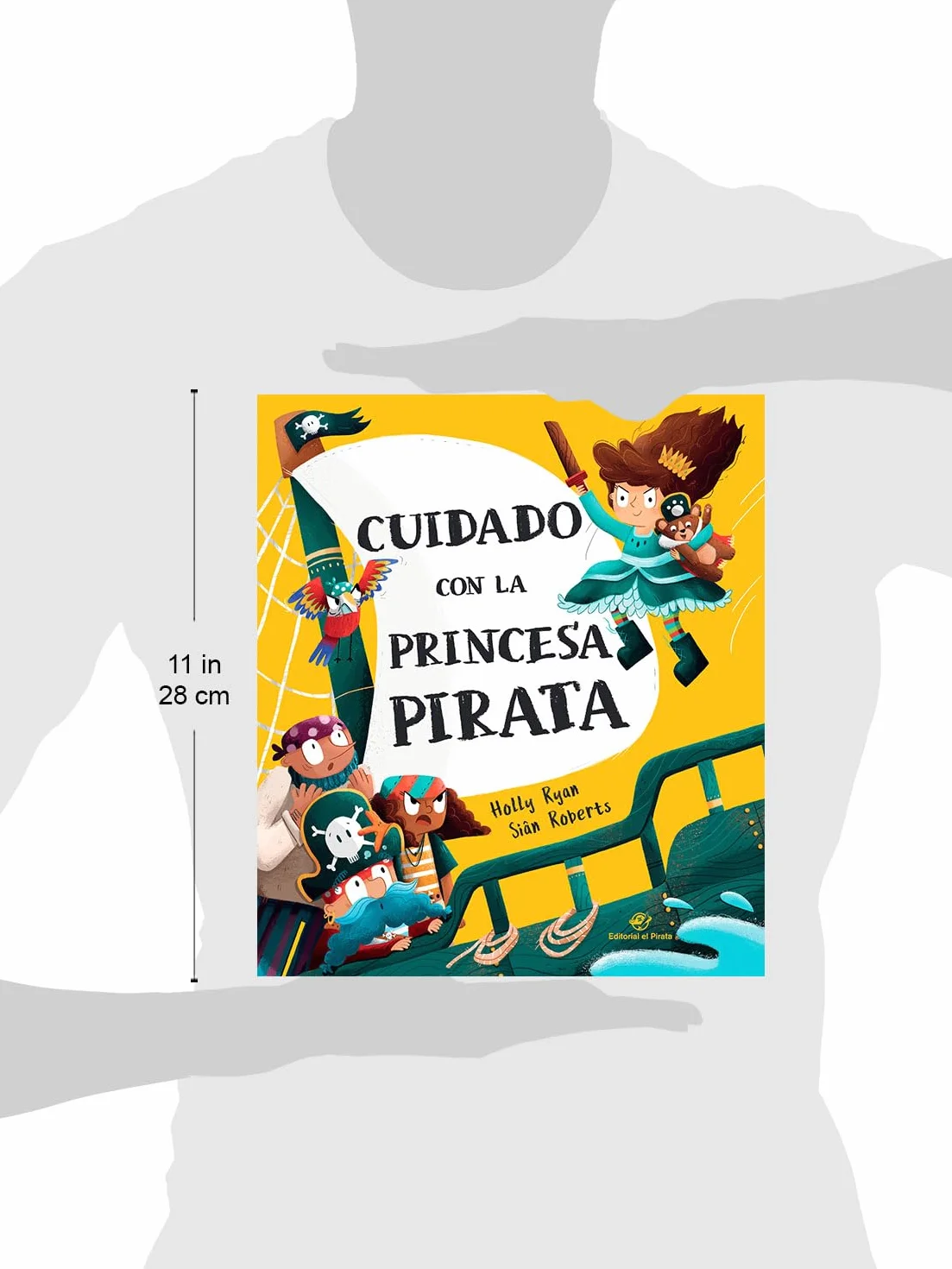 Cuidado Con La Princesa Pirata: Libro emocionante de aventuras, 3-6 años, letra de imprenta; contar a partir de 3 años, leer a partir de 6; texto rimado, divertido
