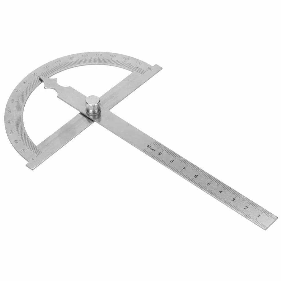 Edelstahl Winkelmesser, 0-180 Grad 15 cm Digital Neigungsmesser Winkelmesser Goniometer Winkelsucher Messgerät Lineal(120 * 150mm)