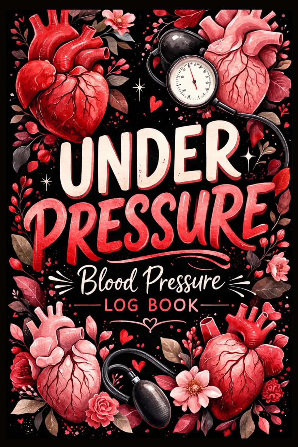 Blood Pressure Log Book: Simple Daily BP and Pulse Tracker: Record and Monitor Blood Pressure at Home Health Tracking Journal 110 Pages (6" x 9")