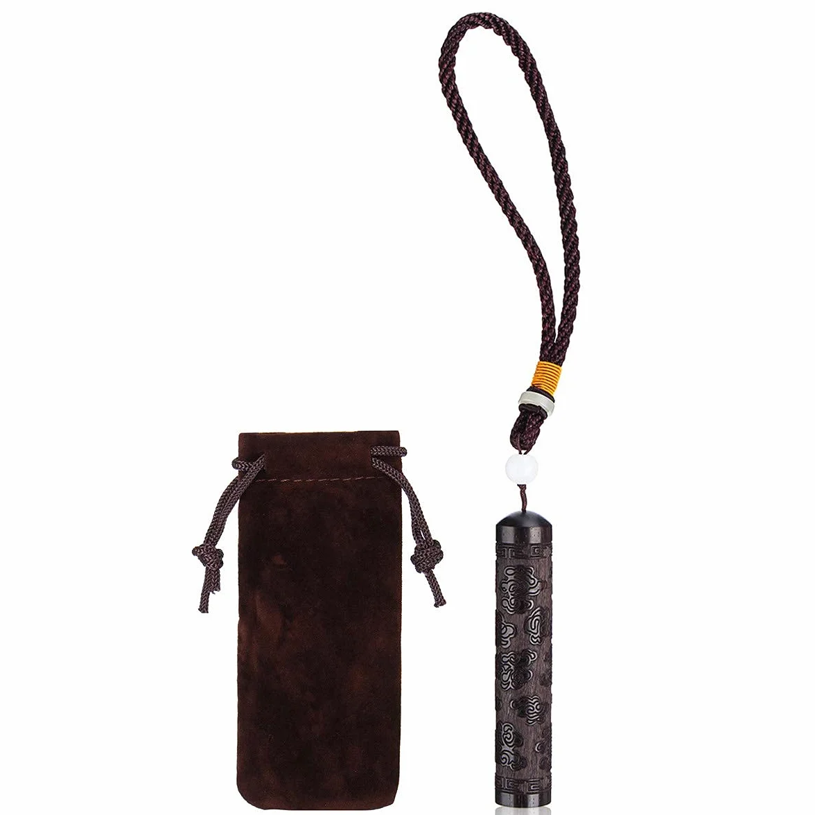 Dynamic butelka łyżka Bullet Ebony Fiolka Toothpick Case Container