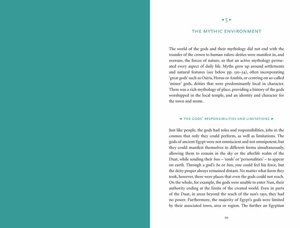 The Egyptian Myths A Guide to the Ancient Gods and Legends /anglais: 1