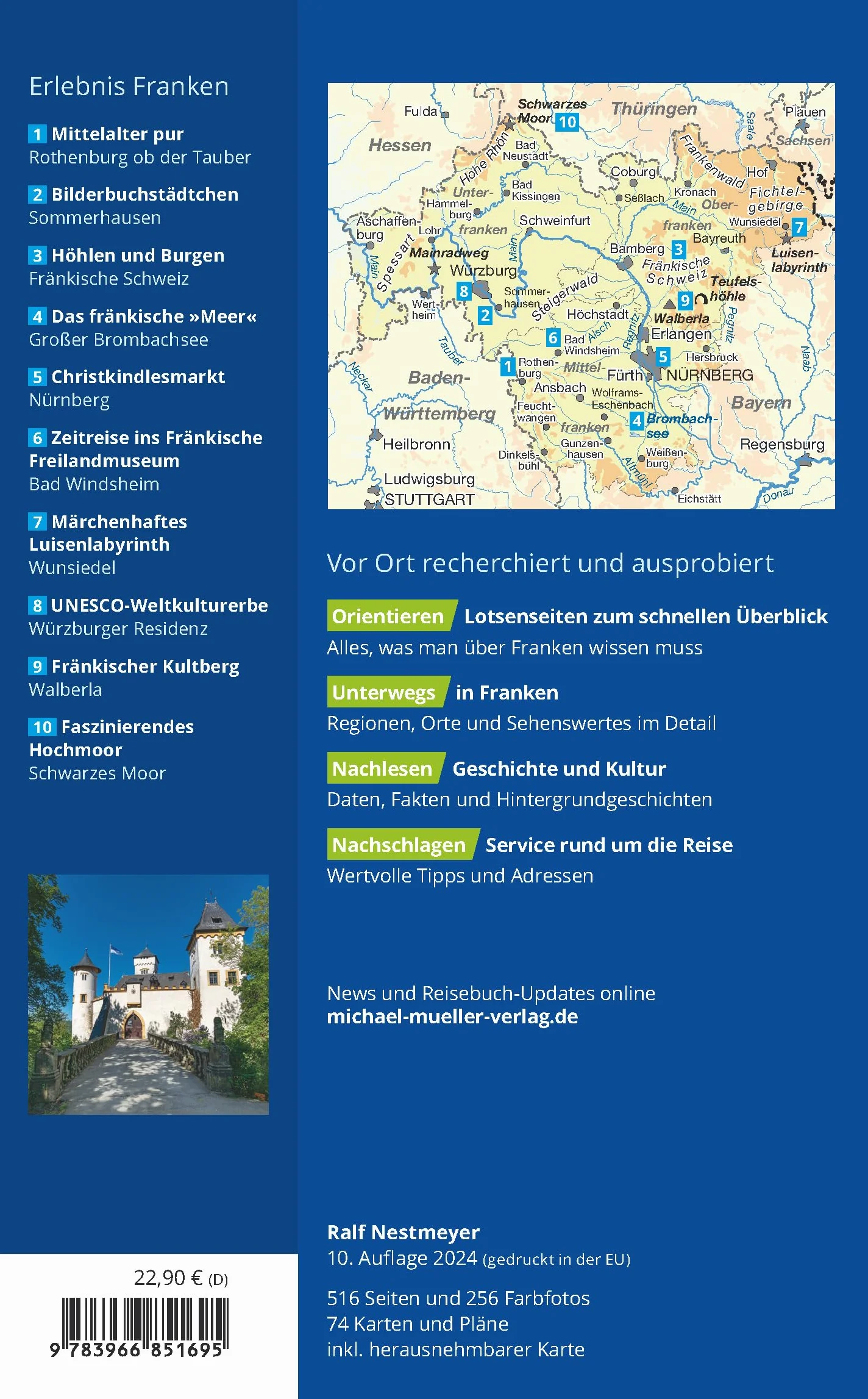 MICHAEL MÜLLER Reiseführer Franken: 100% authentisch, aktuell und vor Ort recherchiert.