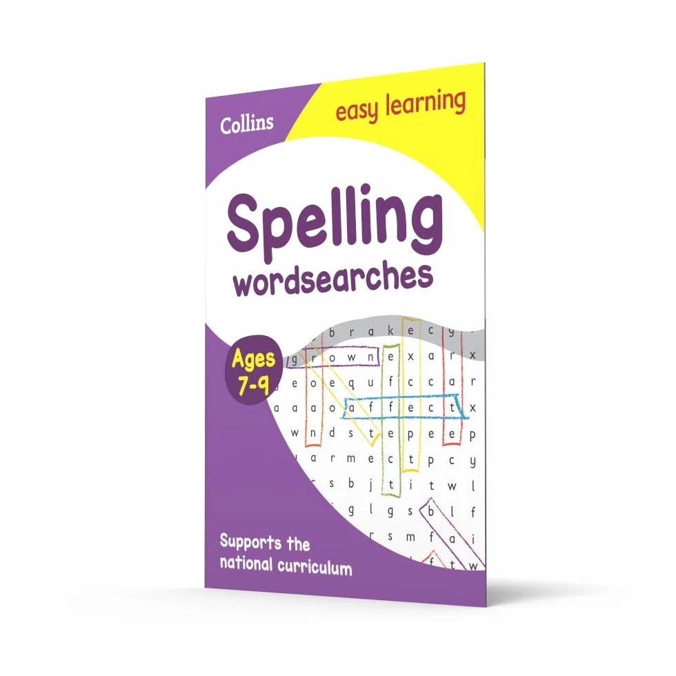 Spelling Word Searches Ages 7-9: Ideal for home learning