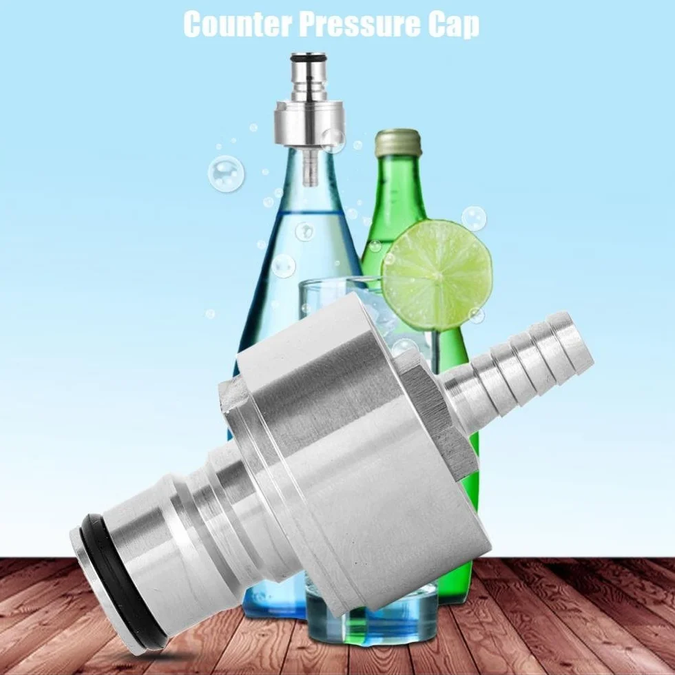 Carb Cap Carbonation Cap Homebrew Stal Szlachetna Fast Soda Butelka Zamykanie Przeciwciśnieniowe