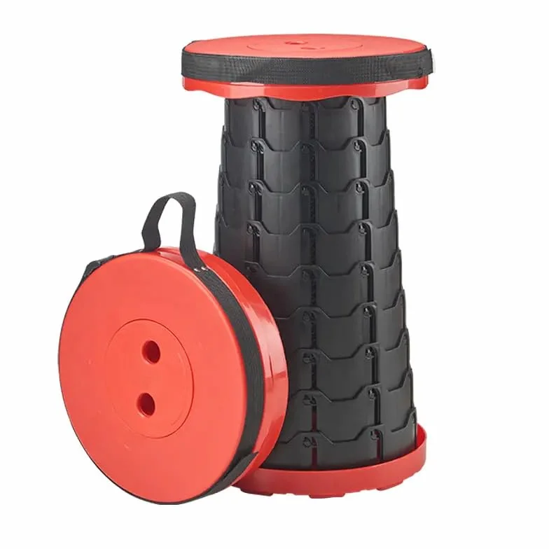 Generisch Przenośny składany stołek o maks. nośności 180 kg | FOLDYSEAT (czerwony)